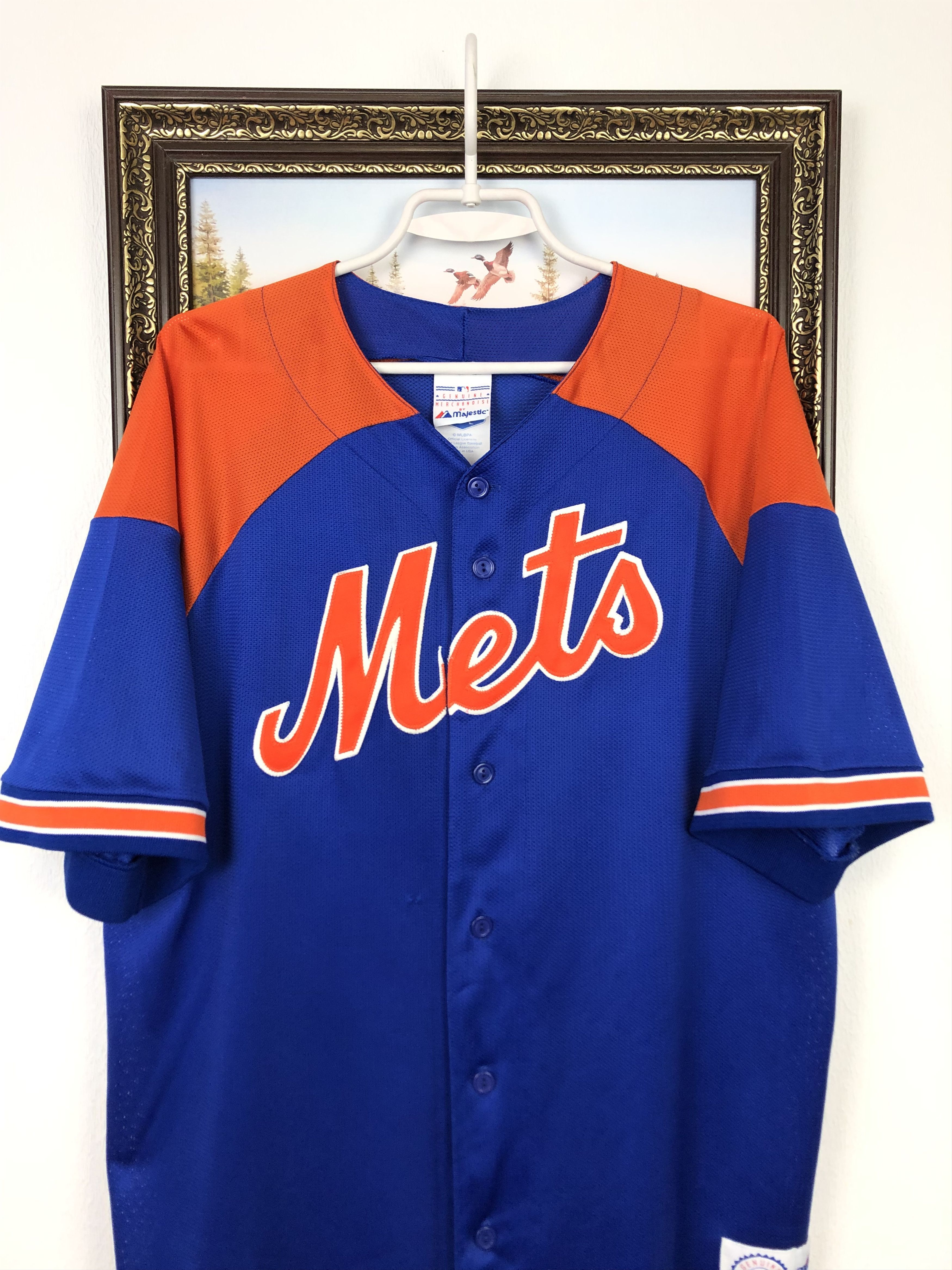Vintage Vintage 90's Bobby Bonilla New York Mets Jersey Mens MLB Size US L / EU 52-54 / 3 - 2 Thumbnail