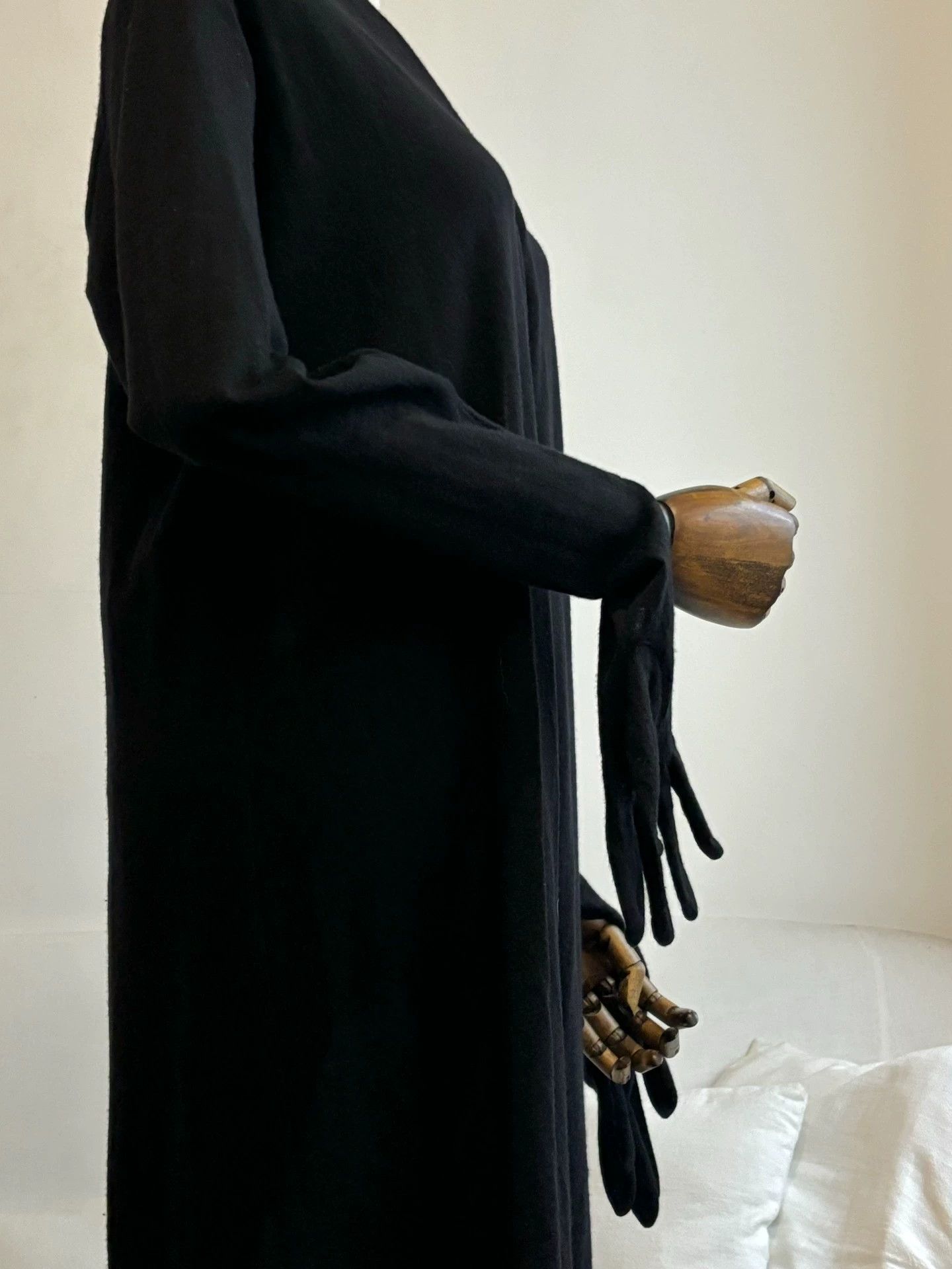 Yohji Yamamoto Yohji Yamamoto 80S Femme Gloves Coat Black M Size US M / EU 48-50 / 2 - 4 Thumbnail