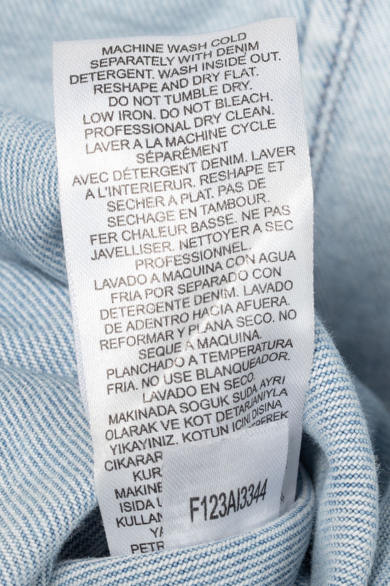 Tibi Tibi Sid Acid Iceberg Blue Wide-Leg Jeans Size 25" / US 0 / IT 36 - 11 Thumbnail