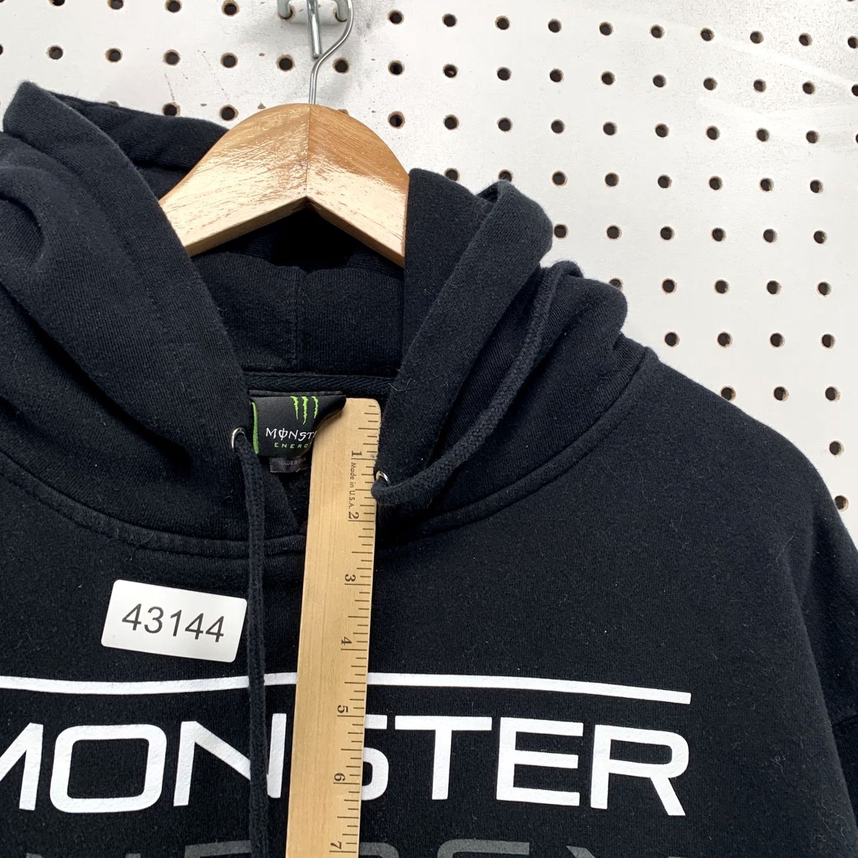 Vintage Monster Energy Hoodie Sweatshirt Mens XL Black Long Sleeve Pullover Size US XL / EU 56 / 4 - 5 Thumbnail