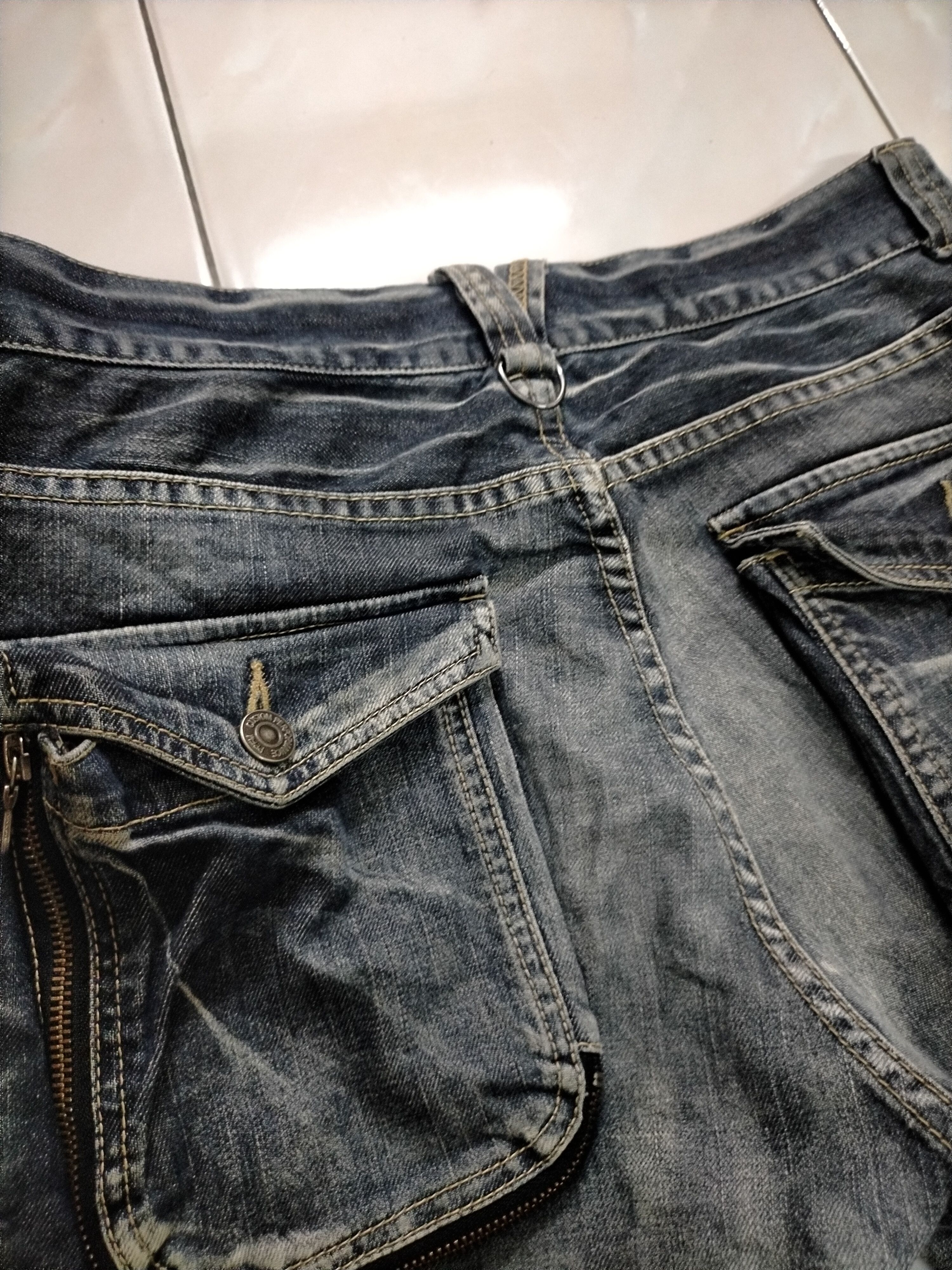 Japanese Brand × PPFM PPFM Mudwash Curved in Legs Denim Jeans Pant Size US 32 / EU 48 - 9 Thumbnail