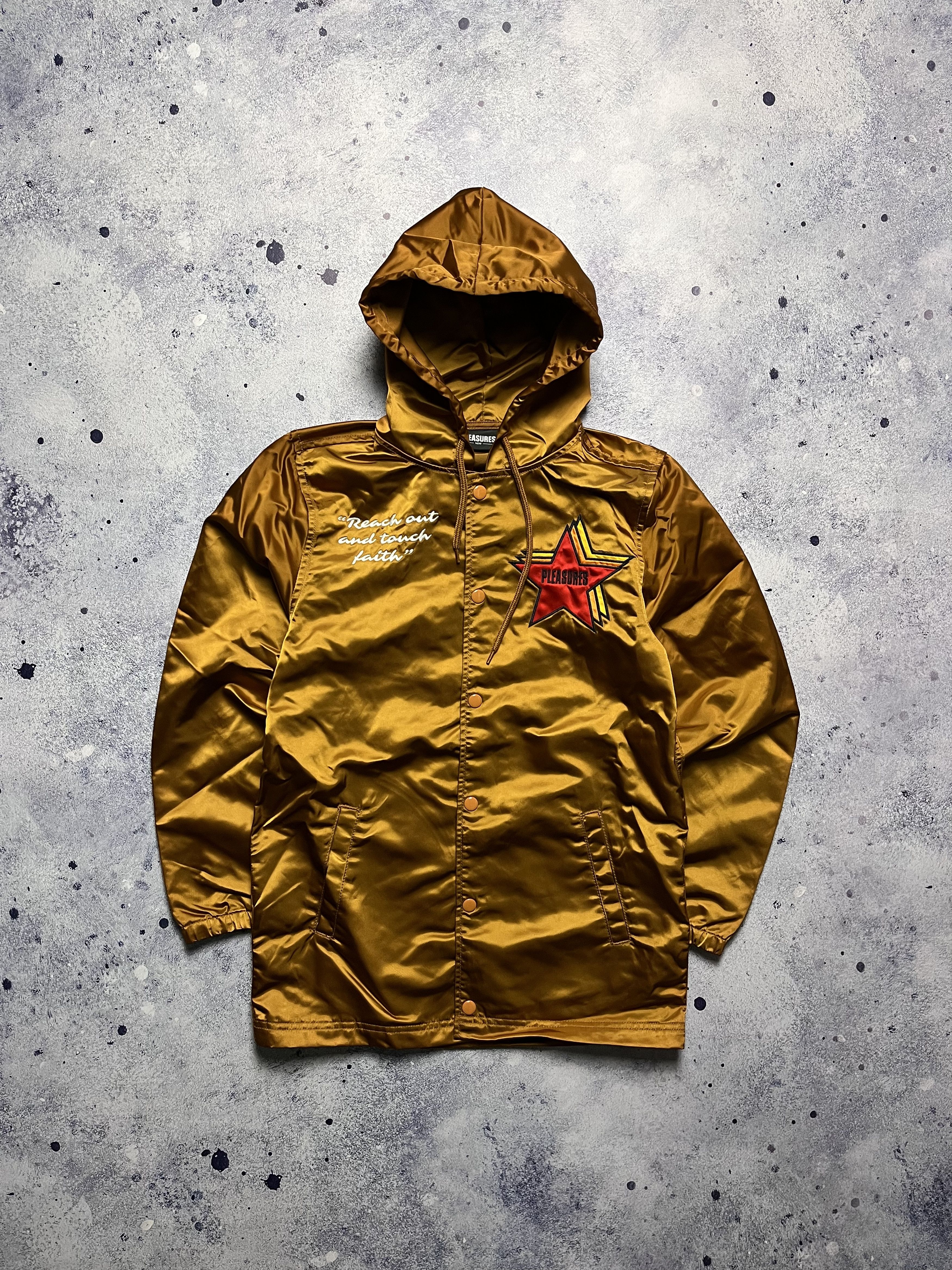 Pleasures Pleasures Crazy Nylon Windbreaker Light Jacket Big Star Size US S / EU 44-46 / 1 - 1 Thumbnail