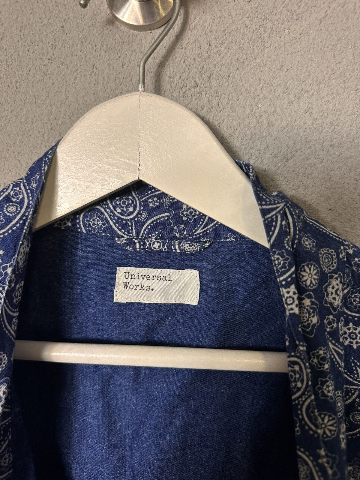 Universal Works Universal Works Japanese Paisley Short Sleeve Kyoto Shirt Size US XL / EU 56 / 4 - 4 Thumbnail