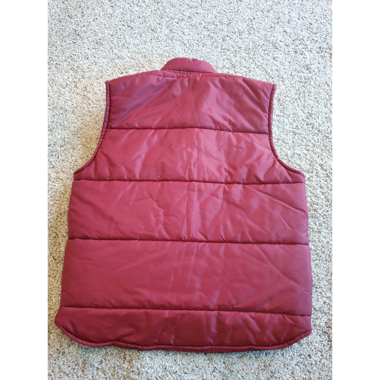 Vintage VINTAGE King Louie Vest Men Large Red Nylon Puffer Quilted Pockets USA 80s Size US L / EU 52-54 / 3 - 6 Thumbnail