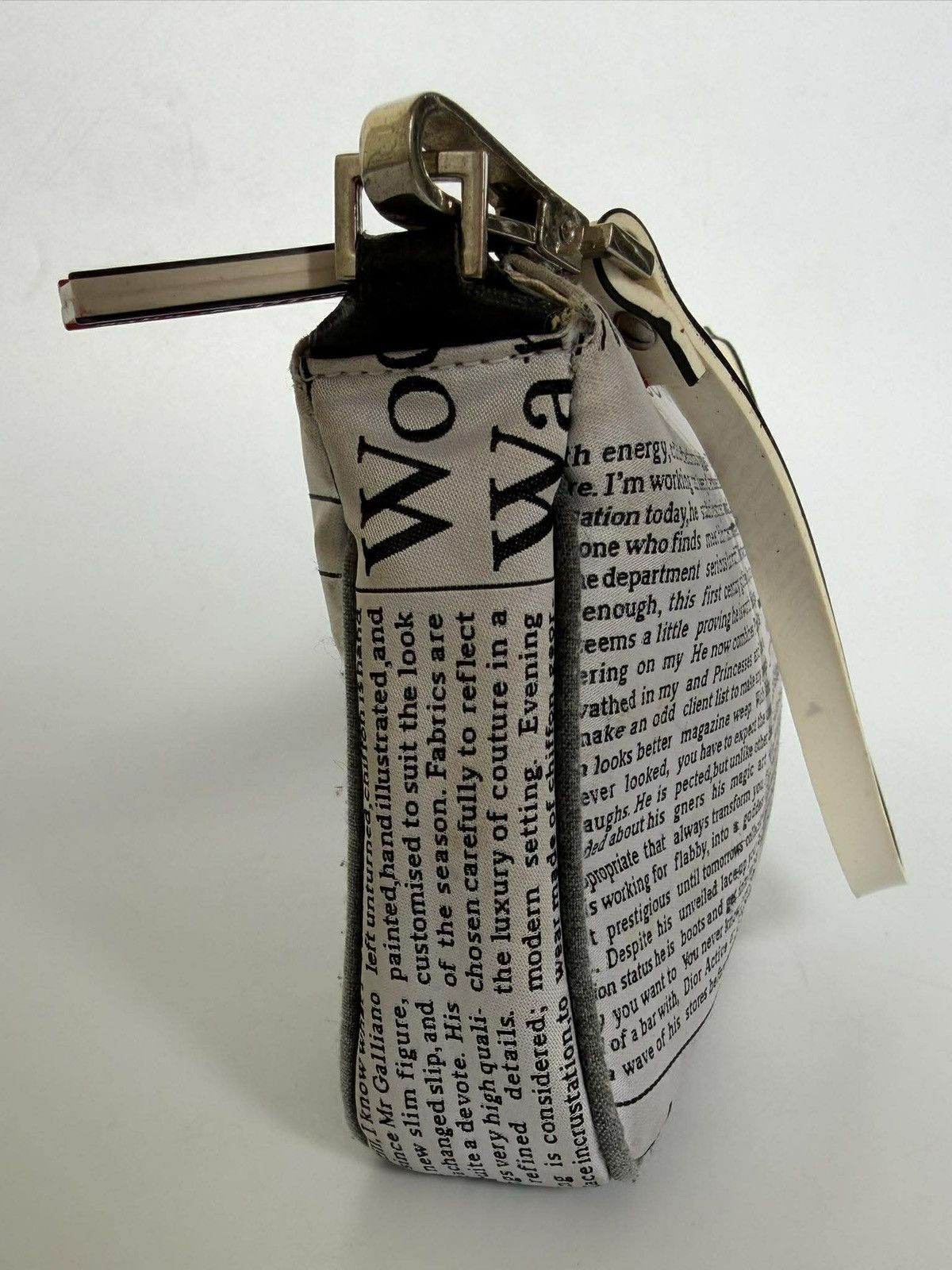 John Galliano John Galliano Newspaper Print Handbag Size ONE SIZE - 5 Thumbnail