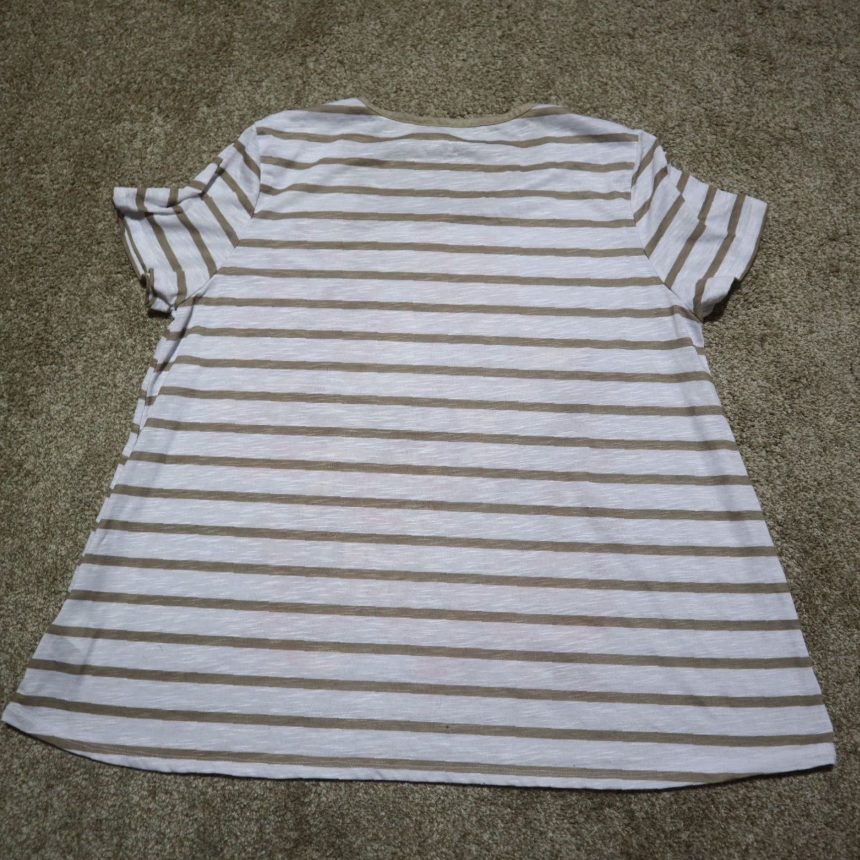 Vintage Kim Rogers Women's Blouse Round Neck Short Sleeve White With Red Floral XL Size XL / US 12-14 / IT 48-50 - 7 Thumbnail