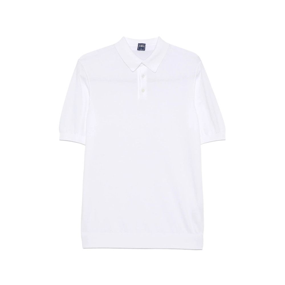 Fedeli Fedeli WHITE Polo Shirts Size US M / EU 48-50 / 2 - 1 Thumbnail