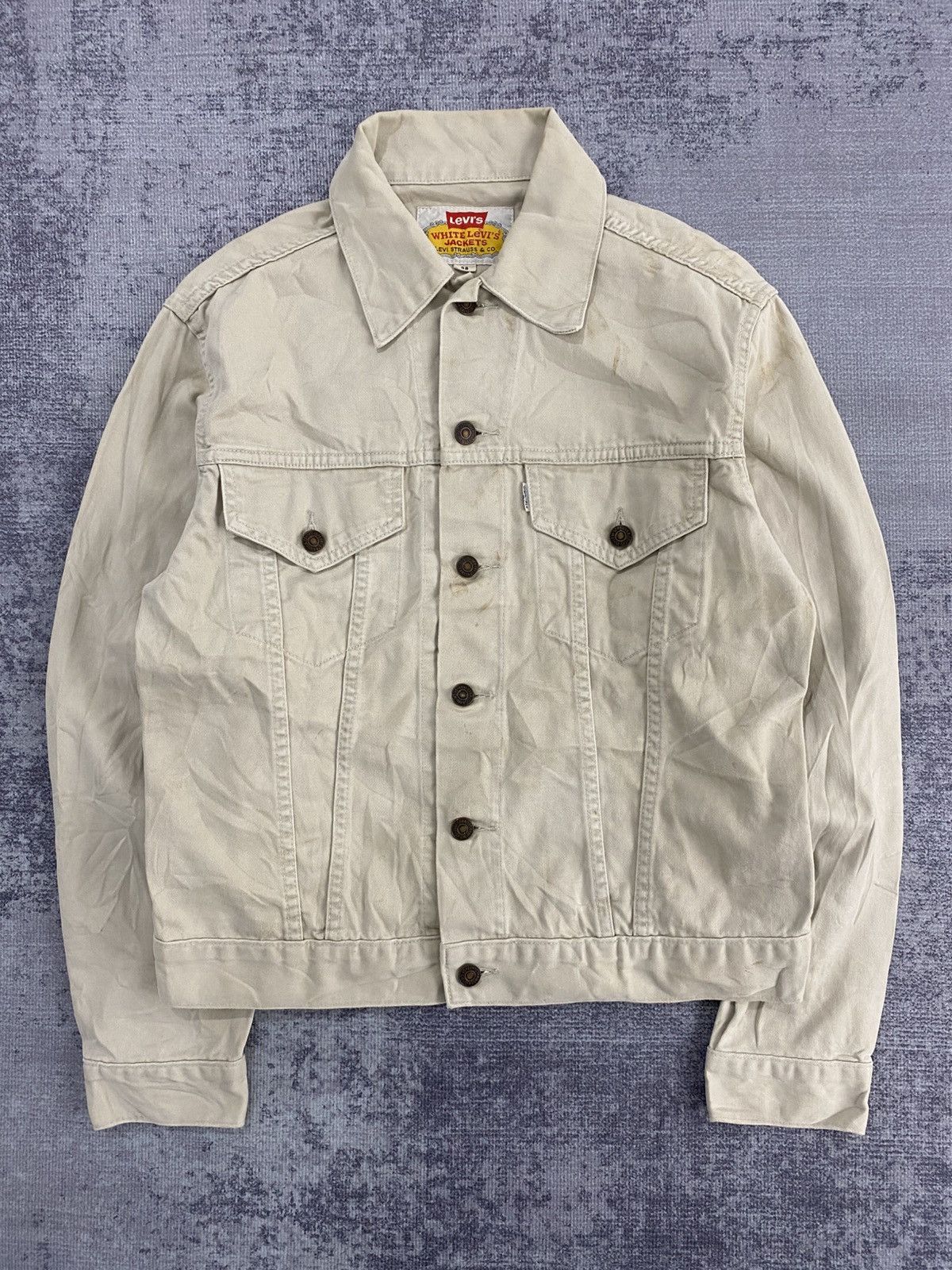 Levi's Vintage levis white jacket japan made Size US M / EU 48-50 / 2 - 6 Thumbnail