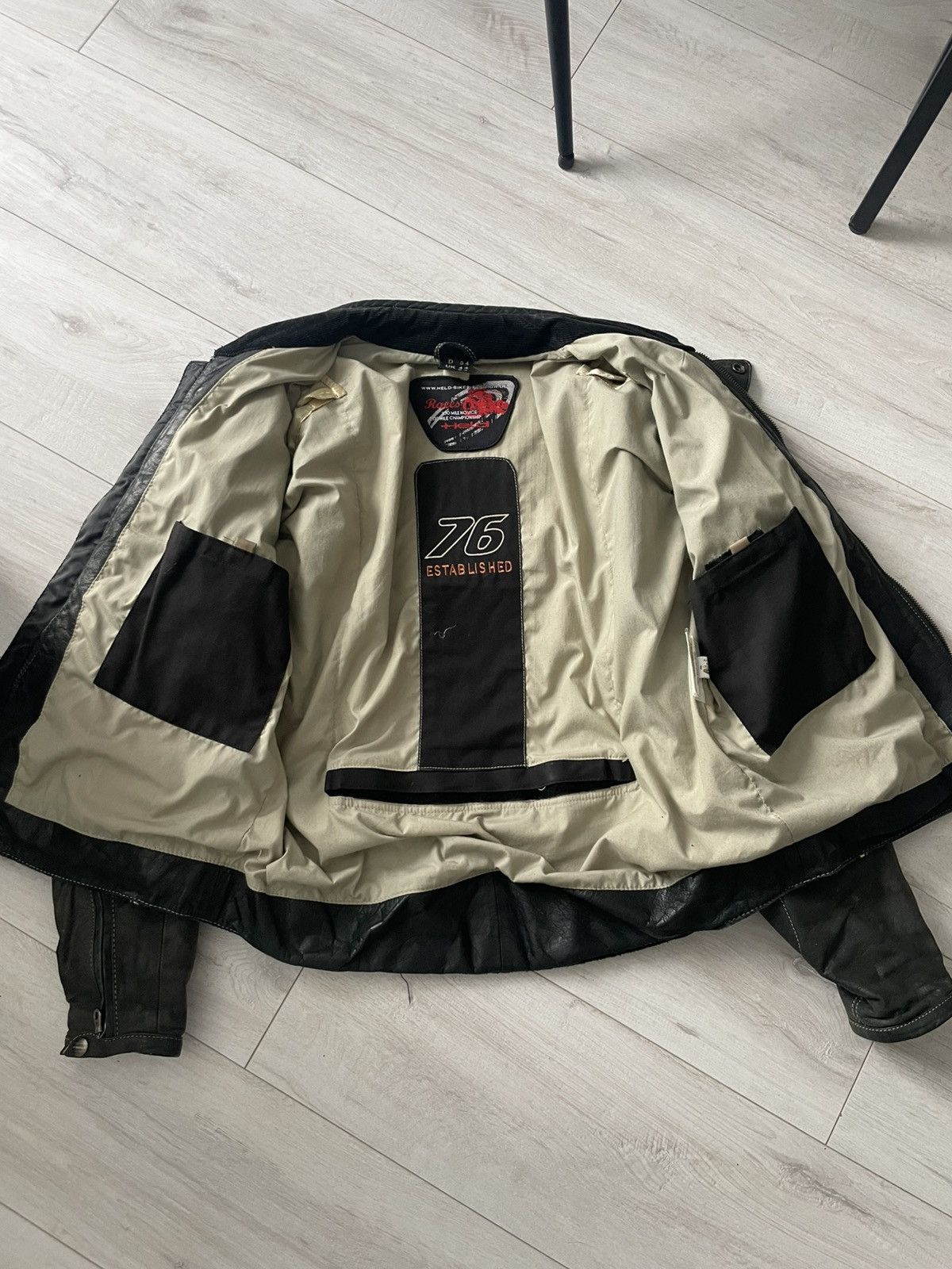 Vintage Vintage Held 77 Motor Biker 90’s Leather Brown Jacket RARE Size US M / EU 48-50 / 2 - 10 Thumbnail