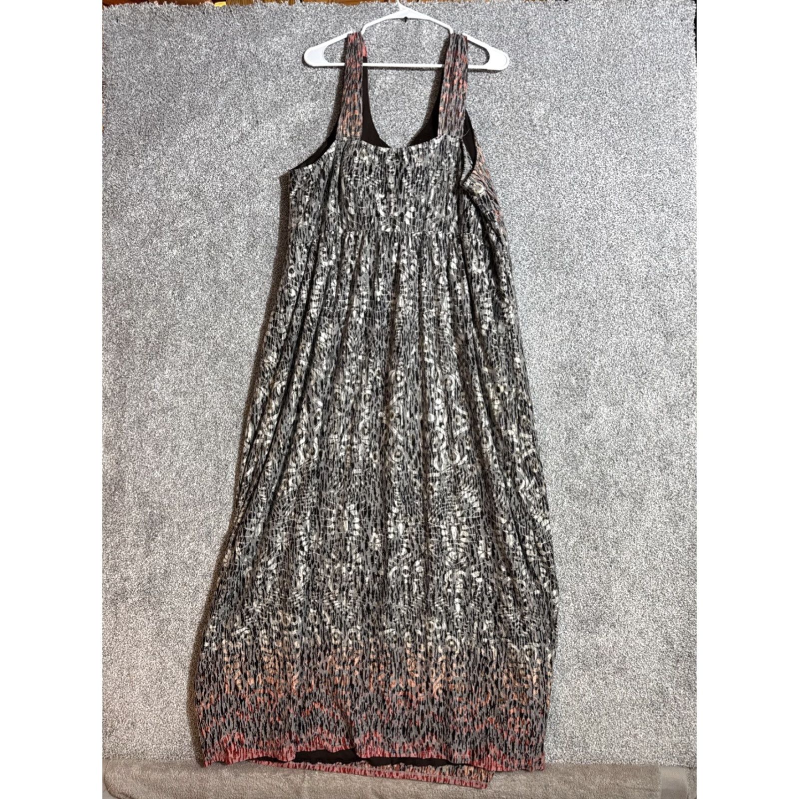 Vintage Beaded Halter Maxi Dress Medium Boho Tribal Festival Ethereal Romantic Y2K Look Dress Size M / US 6-8 / IT 42-44 - 6 Thumbnail