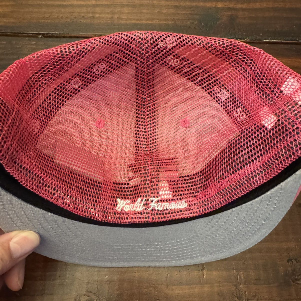 Supreme Supreme New Era Box Logo Mesh Back Fitted Hat Size ONE SIZE - 3 Thumbnail