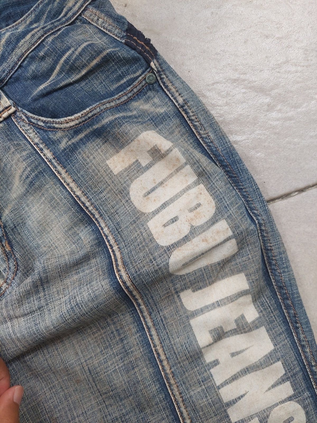 Fubu Fubu Jeans Big Logo Denim Pants Vintage Streetwear Size US 32 / EU 48 - 9 Thumbnail