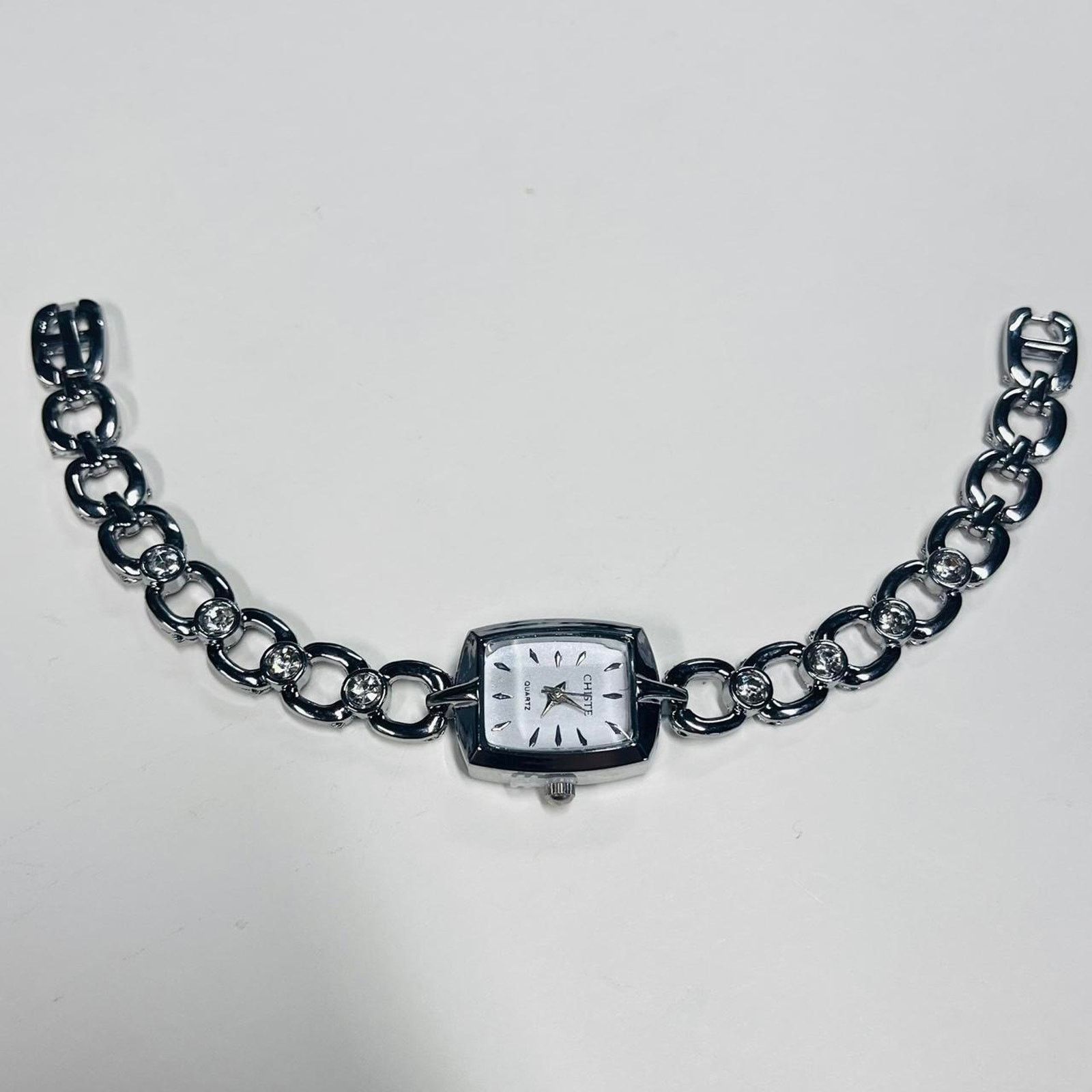 Vintage 2000s vintage style dainty square stainless steel watch Size ONE SIZE - 4 Thumbnail