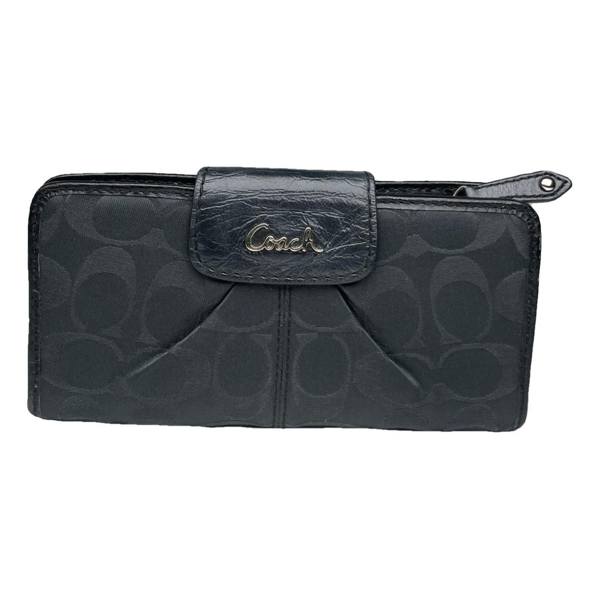 Coach Black Leather Wallet Size ONE SIZE - 1 Thumbnail