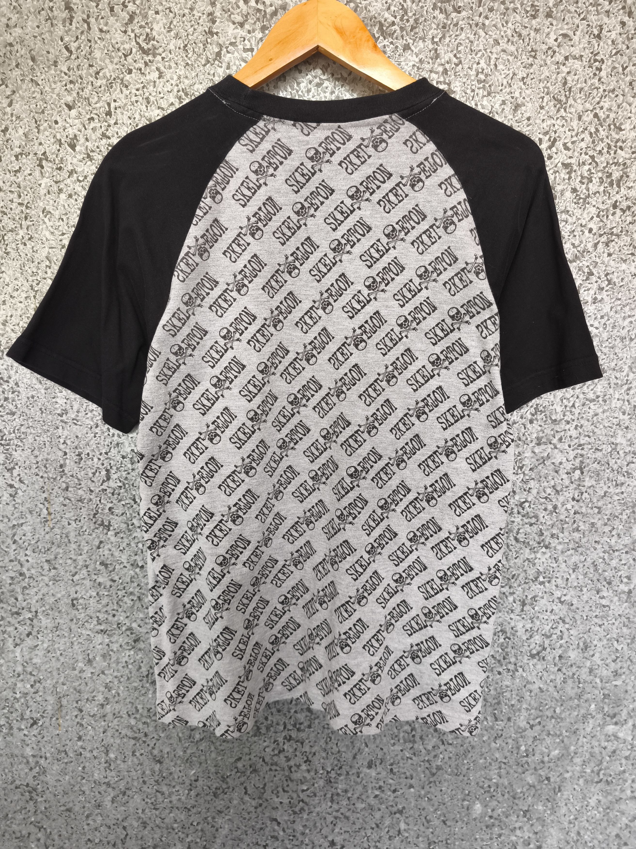 Skullcandy 🔥 Oxfam Skeleton t shirt gothic punk if six was nine Size US M / EU 48-50 / 2 - 4 Thumbnail