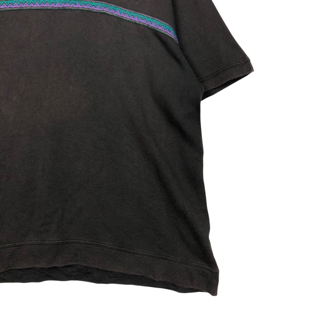 Japanese Brand Columbia Vintage Henley Tee — Tribal Tape Chest Stripe Size US M / EU 48-50 / 2 - 6 Thumbnail