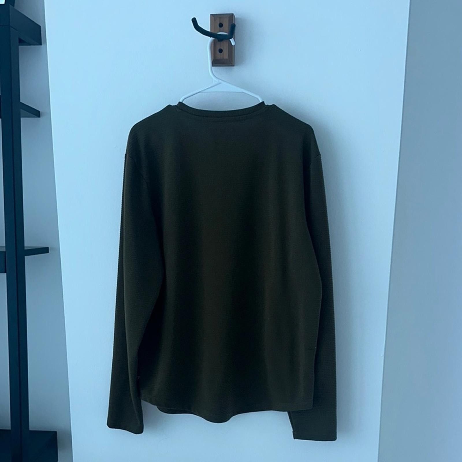 Guess Guess Green Long Sleeve Tee Smooth Fabric Size US L / EU 52-54 / 3 - 4 Thumbnail