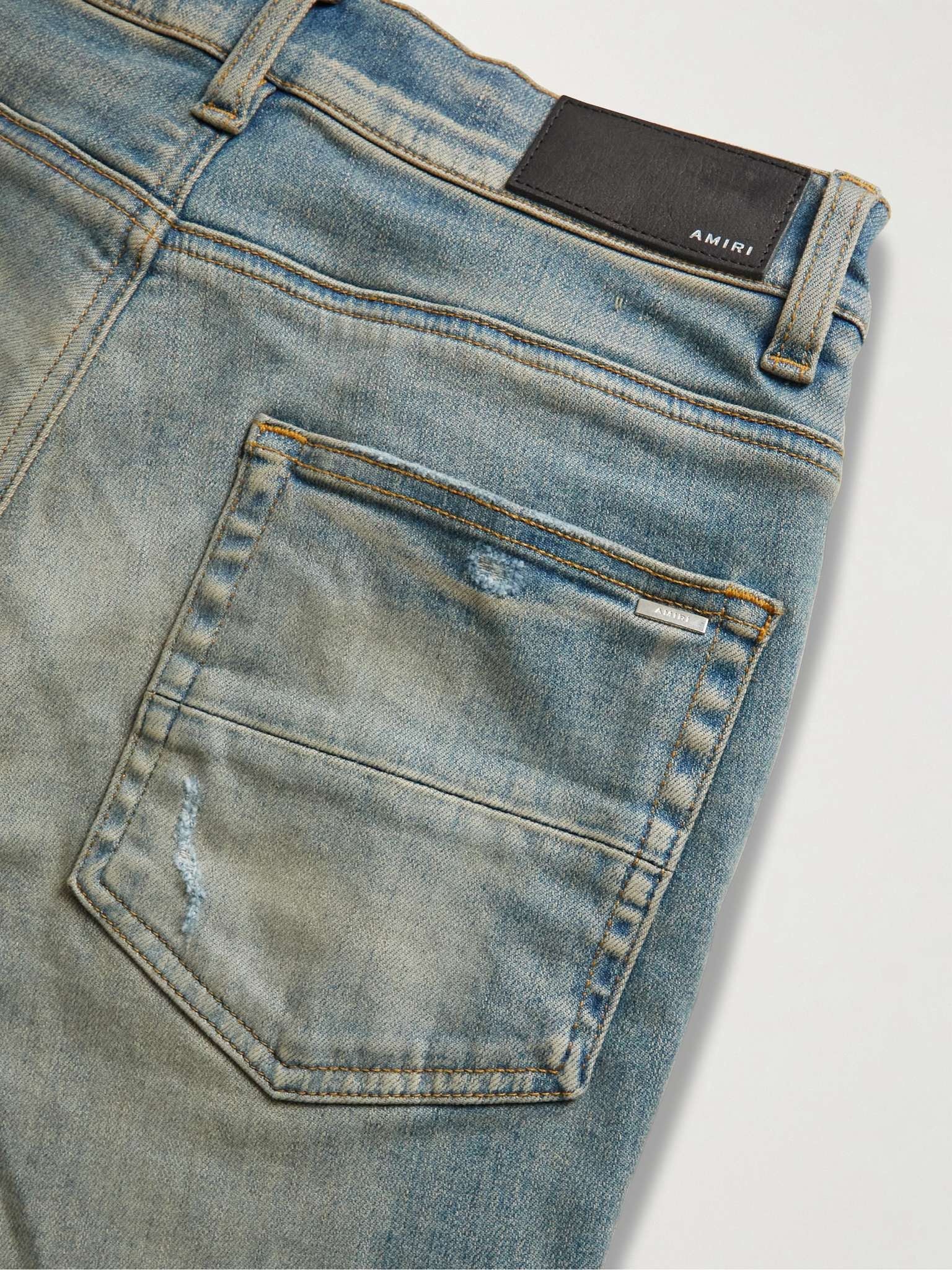 Amiri o1mle0925 Core Applique Jeans in Clay Indigo Size US 29 - 4 Thumbnail