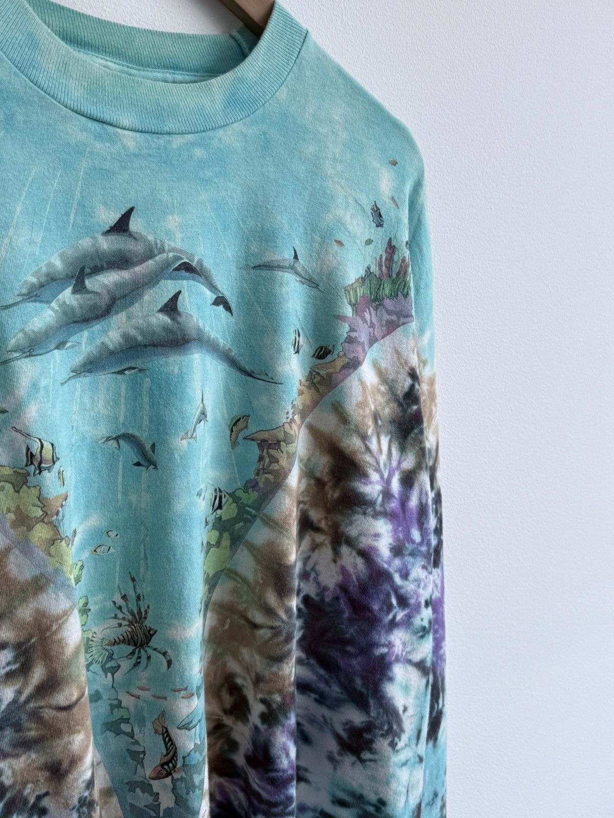 Liquid Blue Vintage 1990 Liquid Blue John Connell Ocean Long Sleeve Tee Size US XL / EU 56 / 4 - 3 Thumbnail