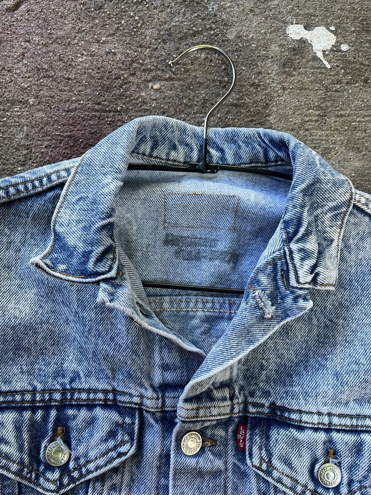 Levi's 80s Levis Type 3 Acid Wash Size US XS / EU 42 / 0 - 5 Thumbnail
