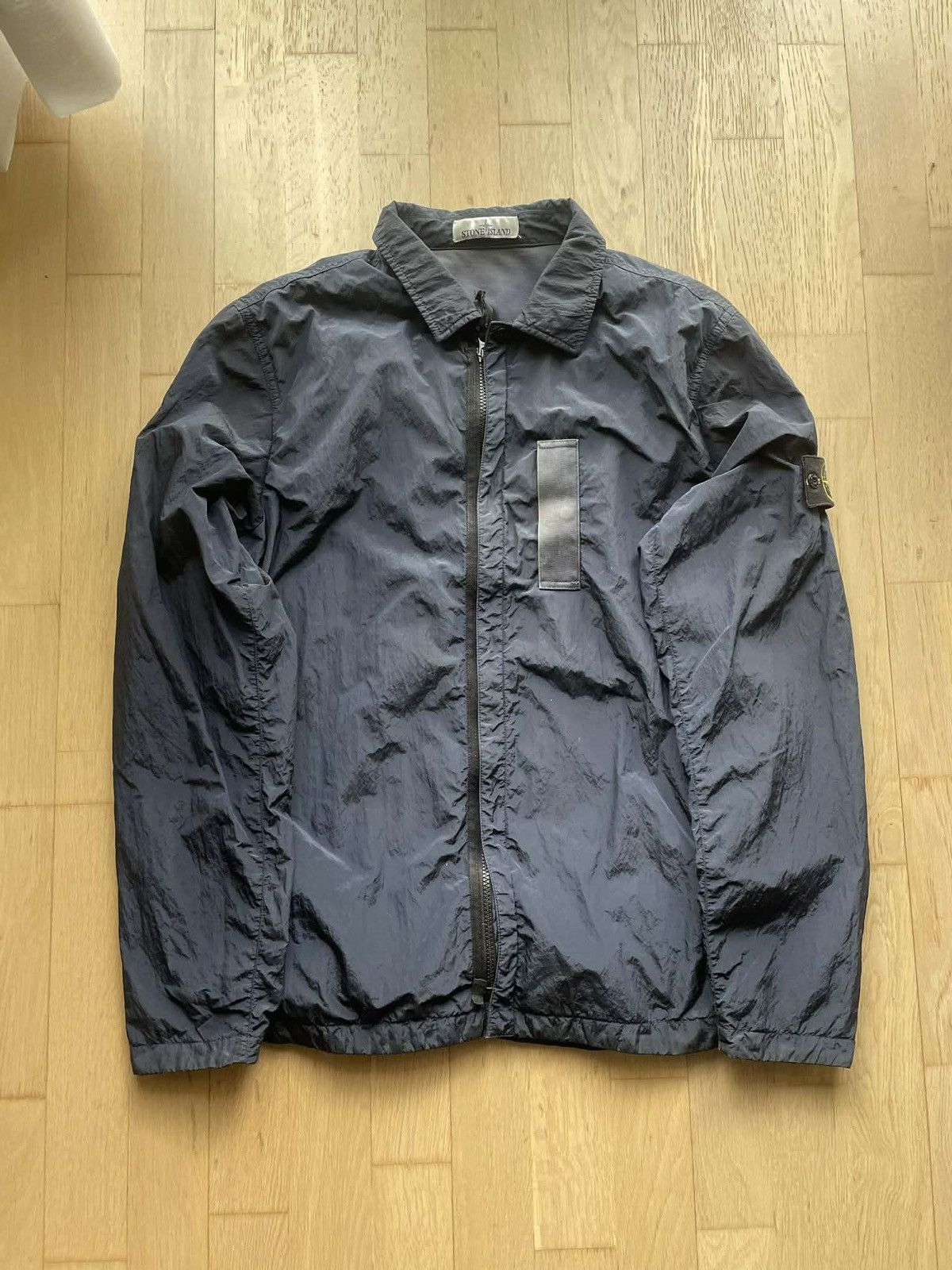 Stone Island Stone island jacket / overshirt nylon with patch LAST DROP Size US L / EU 52-54 / 3 - 2 Thumbnail