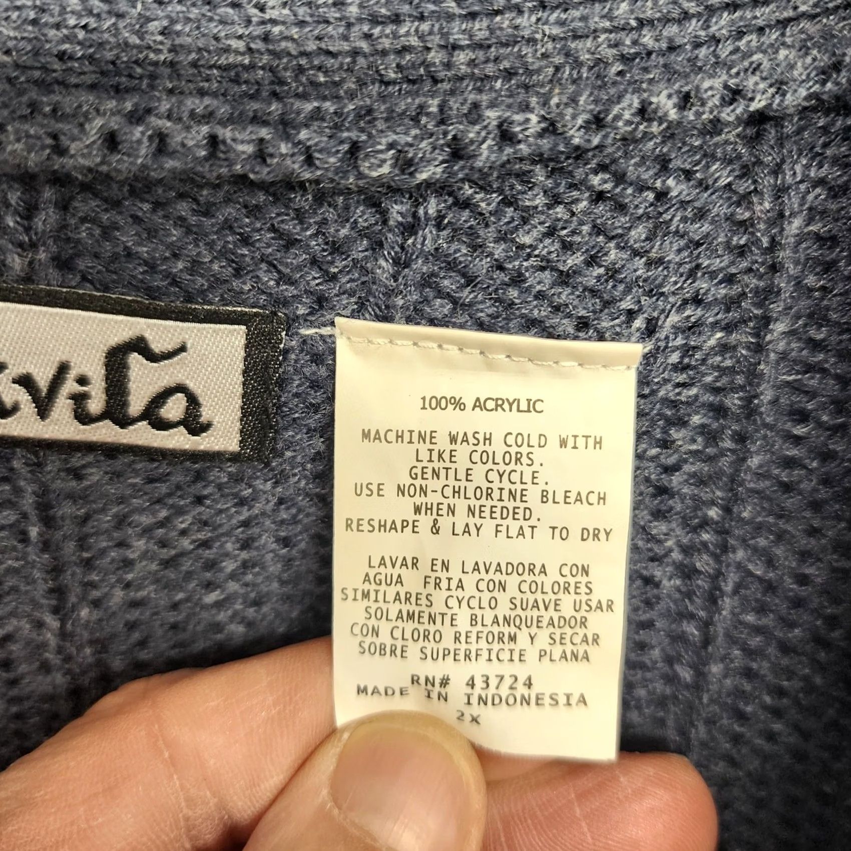 Vintage VINTAGE D'Avila Sweater Vest Mens 2XL Blue V-Neck Pockets Grandpa Preppy NEW Size US XXL / EU 58 / 5 - 6 Thumbnail