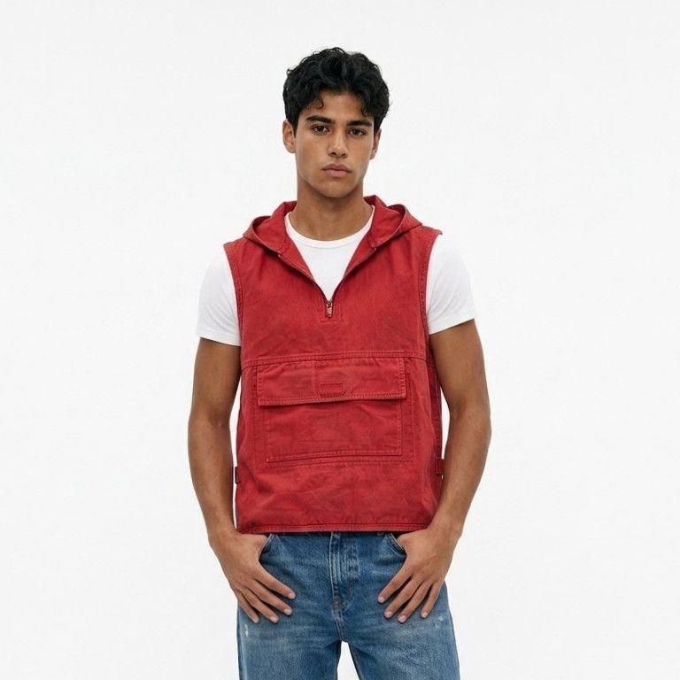 Japanese Brand Vintage Y2K Dana Faneuil Anorak Hooded Utility Vest Size US M / EU 48-50 / 2 - 1 Thumbnail