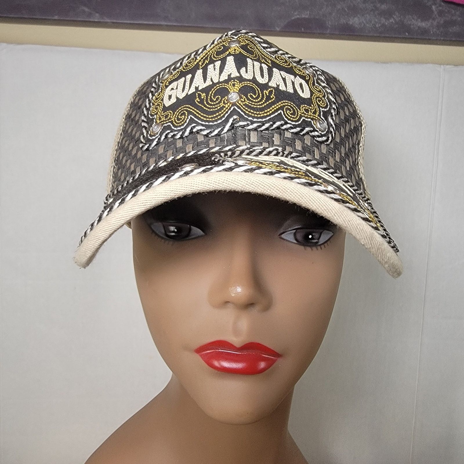 Other Tan & Black Snap Back Trucker Hat "Guanajuato" Size ONE SIZE - 2 Thumbnail