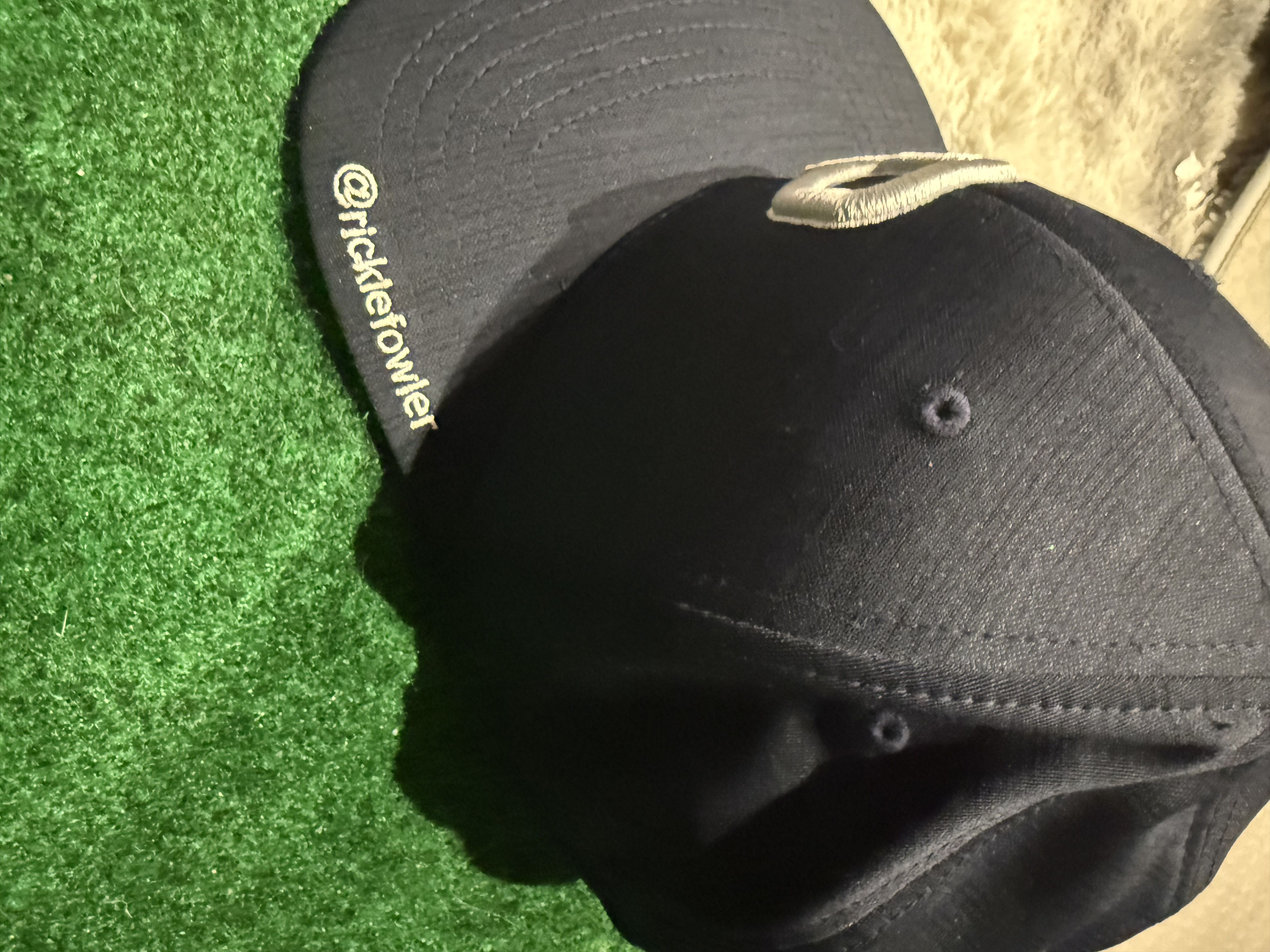 Puma Ricky Fowler PGA Tour Issued 110 PUMA Cap Blue And White Size ONE SIZE - 6 Thumbnail