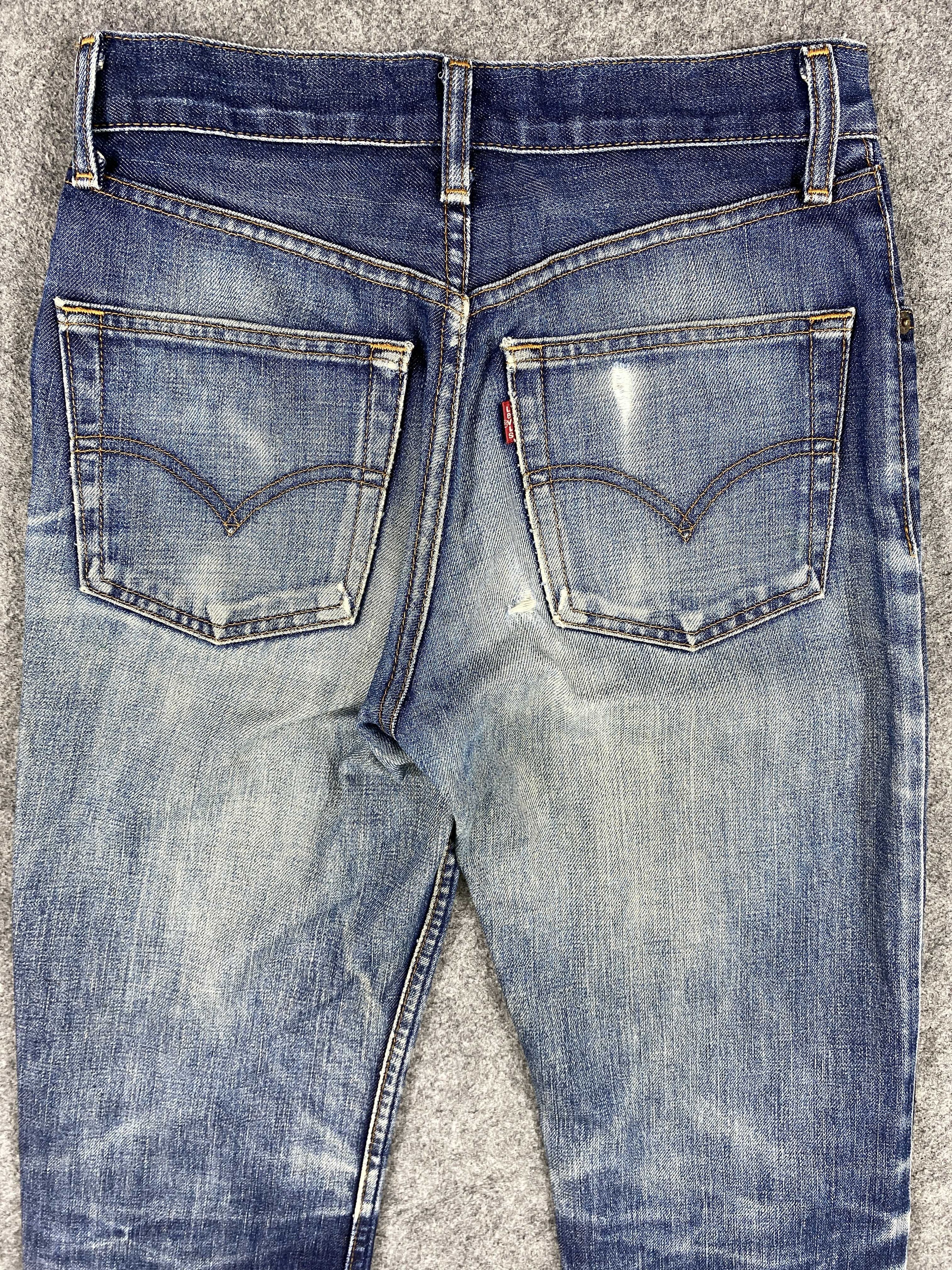 Japanese Brand Blue Distressed Vintage Levi's Jeans 26x29 Denim -SJ184 Size US 26 / EU 42 - 4 Thumbnail