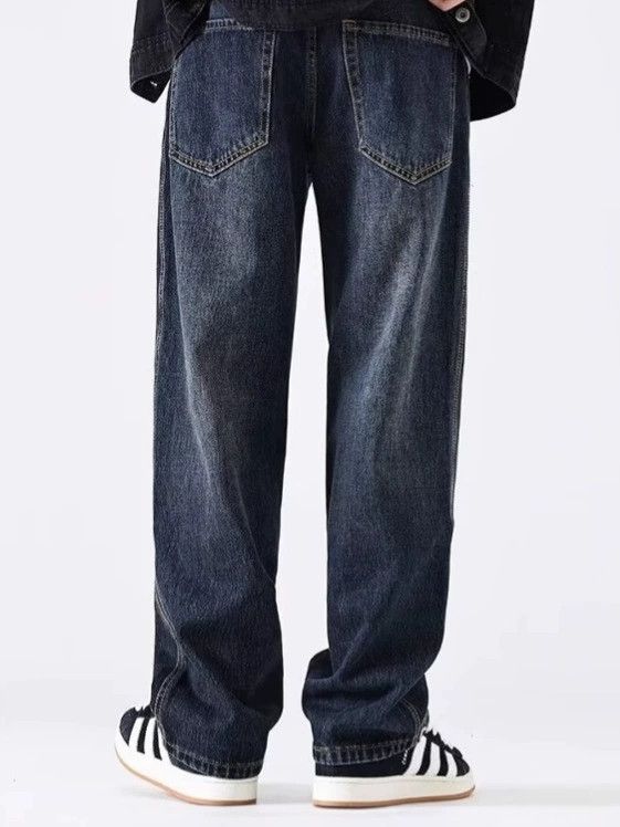 Japanese Brand × Jean Vintage American loose straight oversized washed jeans Size US 32 / EU 48 - 4 Thumbnail