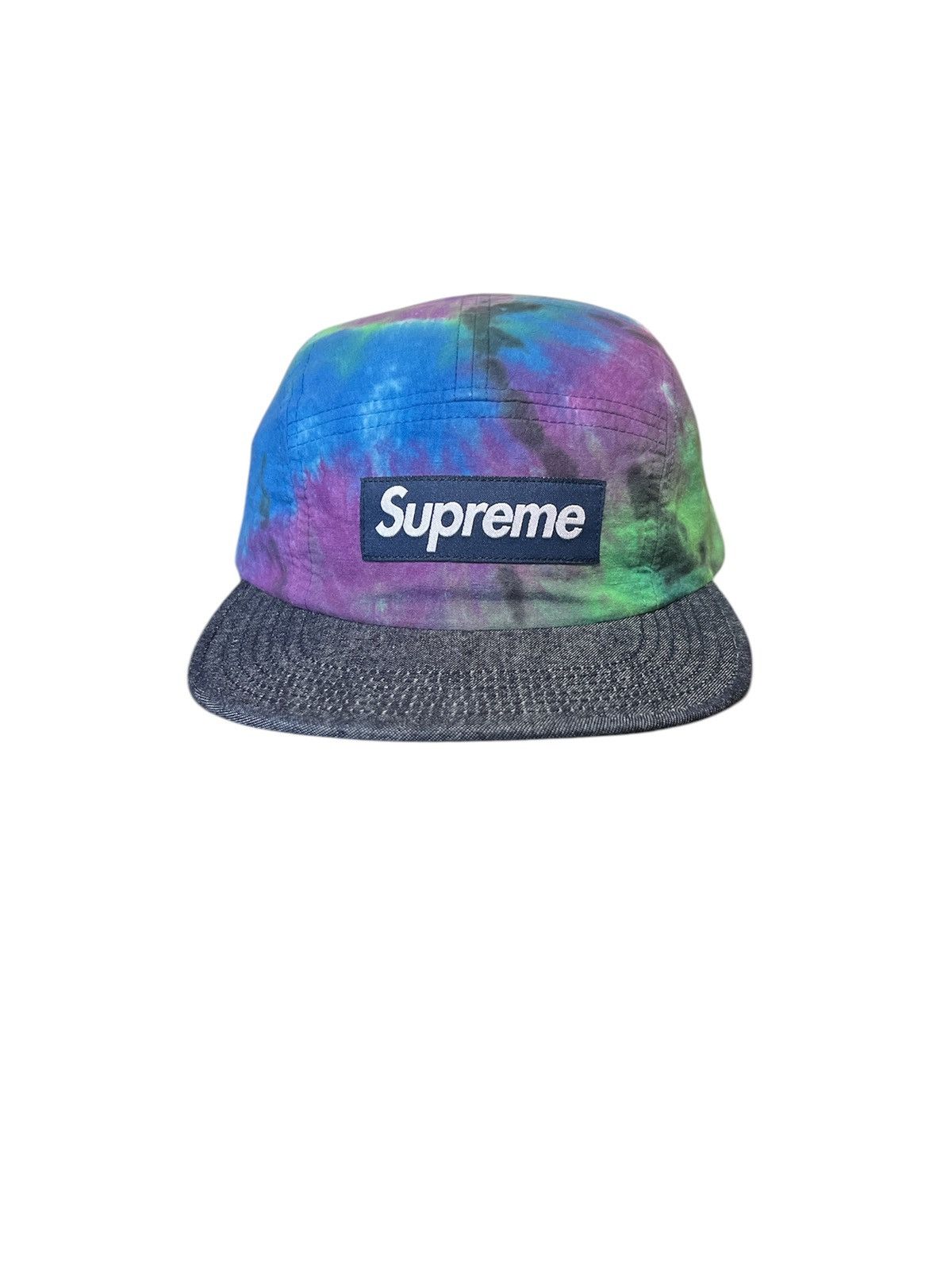 Supreme SS13 Tye Dye Camp Cap Hat New Box Logo