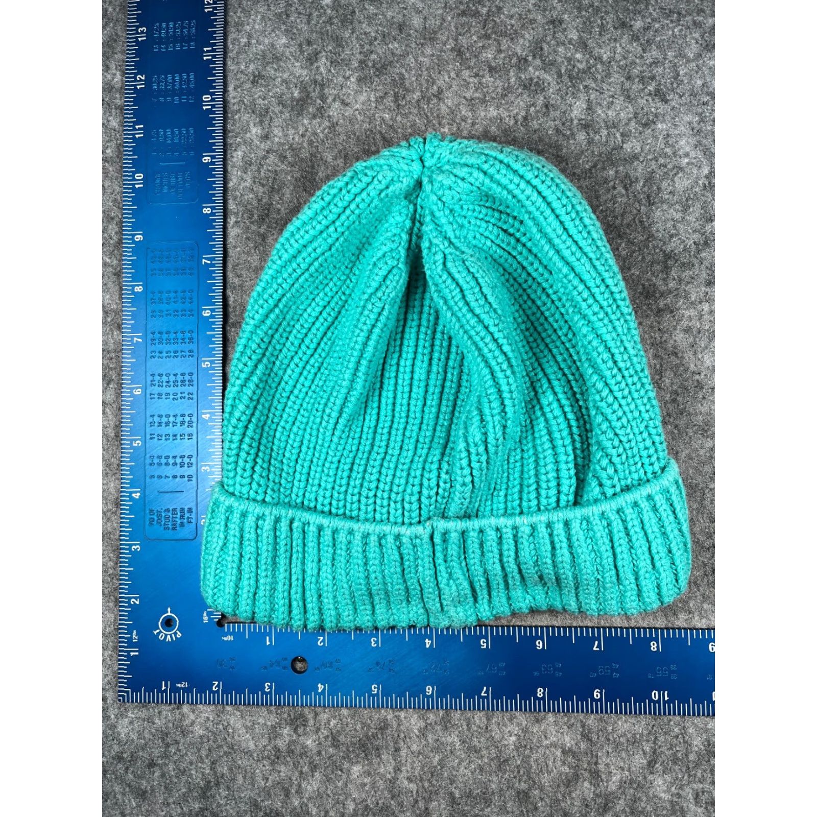 Vintage Love Your Melon Beanie Adult One Size Blue Knit 100% Cotton Made USA Logo Ski Hats Mens Women Fall Winter 1S Blue Knit Beanie Size ONE SIZE - 4 Thumbnail