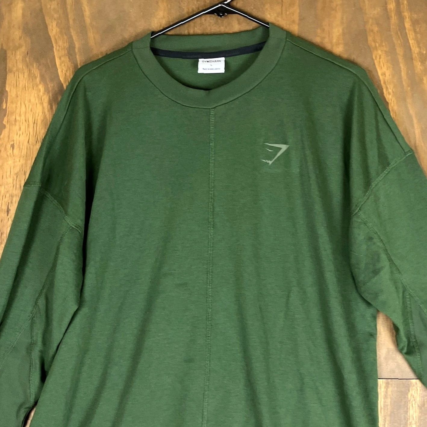 Gymshark Gymshark Womens Shirt Green Long Sleeve Activewear Crew Neck Pullover Large Size L / US 10 / IT 46 - 2 Thumbnail