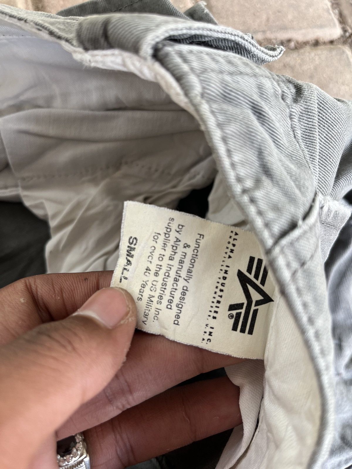 Alpha Industries × Vintage Vintage Alpha Industry Olive Military Cargopant Size US 28 / EU 44 - 12 Thumbnail