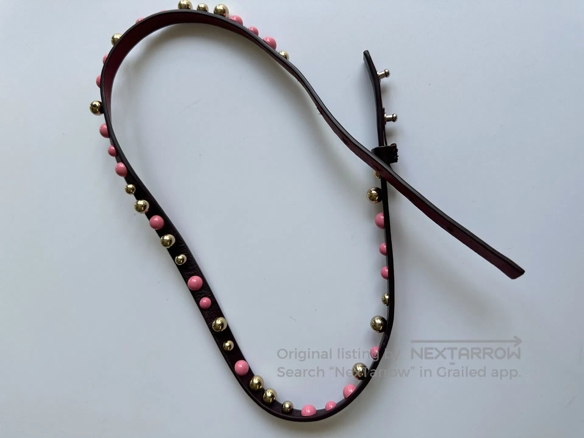 Dries Van Noten DRIES VAN NOTEN Colorful pearl belt; leather belt| Size ONE SIZE - 4 Thumbnail