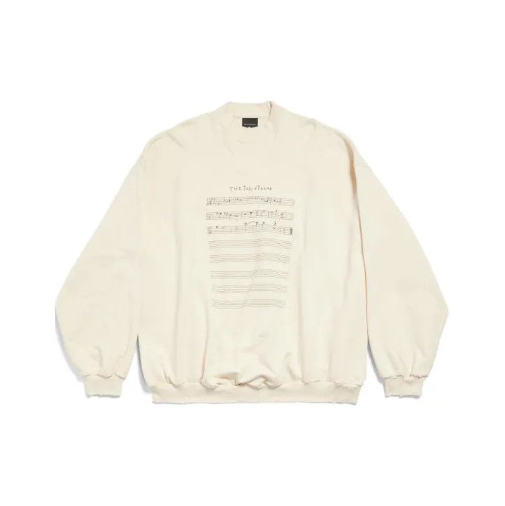 Balenciaga Balenciaga Vintage Logo Print Long Sleeve Sweatshirt Size US L / EU 52-54 / 3 - 1 Thumbnail
