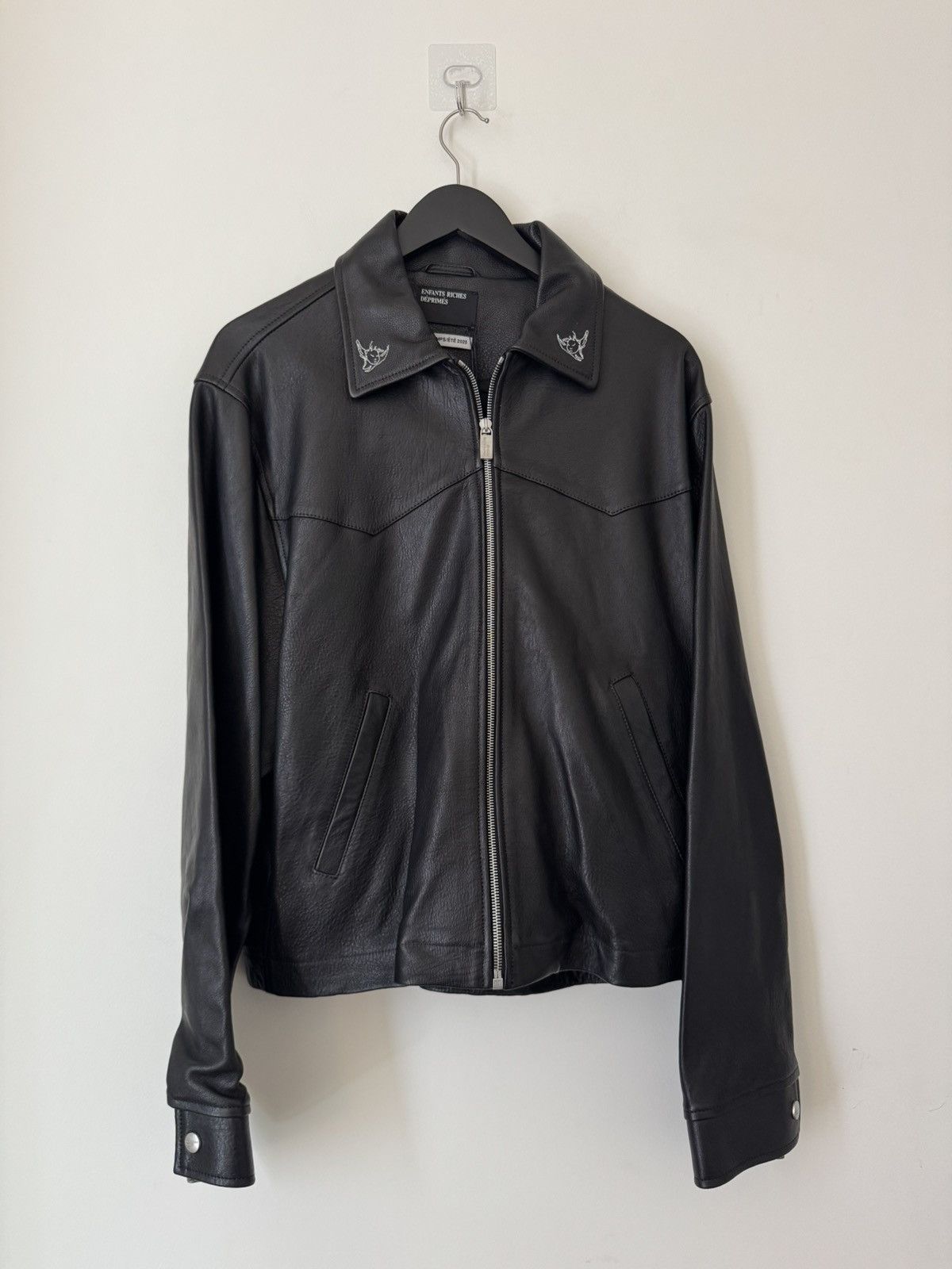 Enfants Riches Deprimes Enfants Riches Déprimés Leather Jacket Black XL Size US XL / EU 56 / 4 - 1 Thumbnail