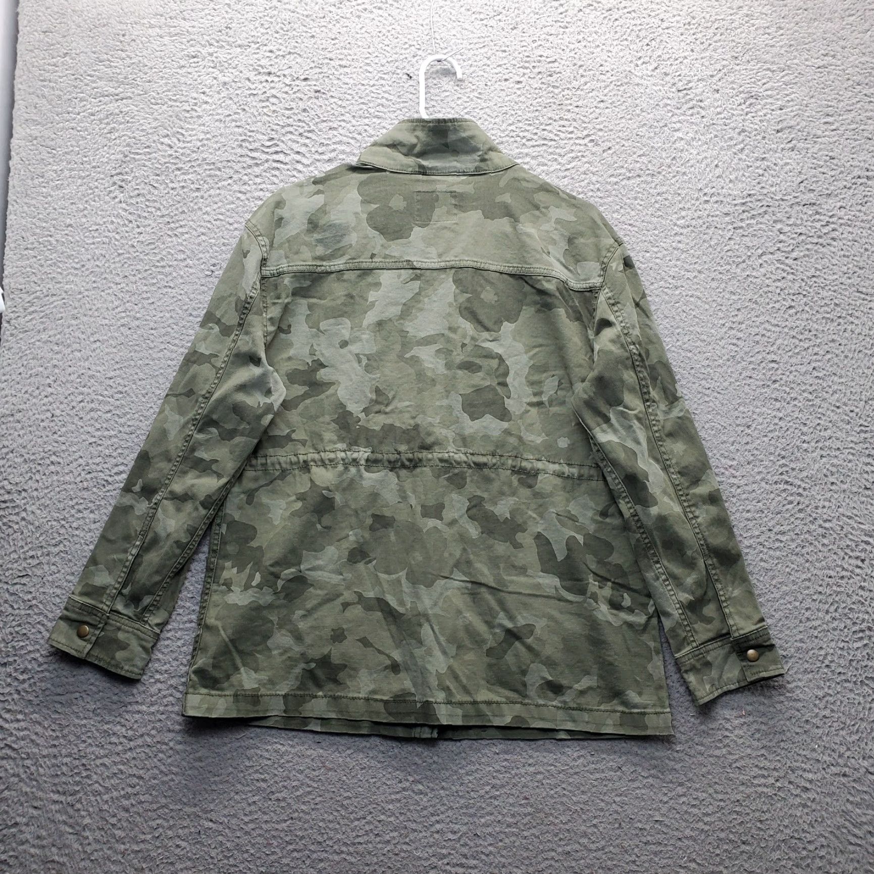Old Navy Old Navy Utility Jacket Womens Size S Multicam Cinch Waist Snap Inside Zip Short Jacket Size S / US 4 / IT 40 - 2 Thumbnail