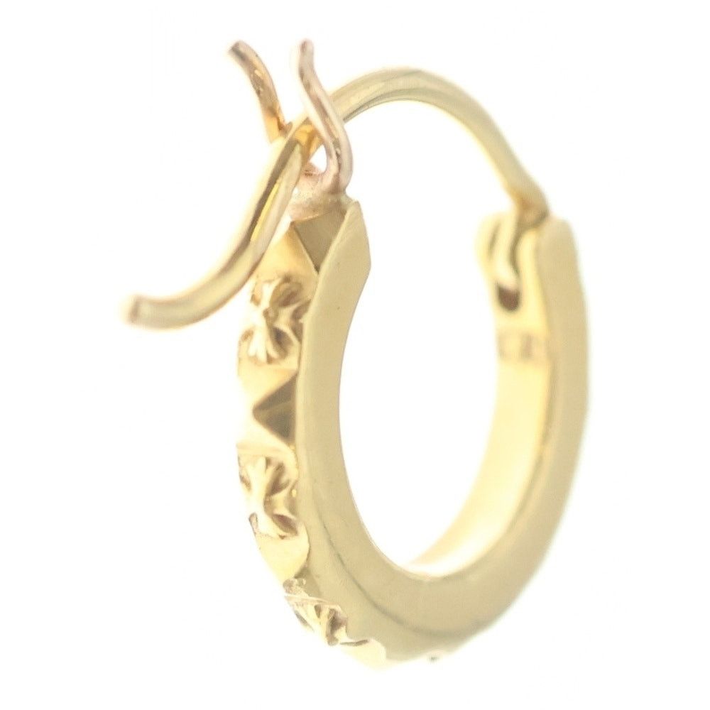 Chrome Hearts CHROME HEARTS 22K TFP HOOP Earring Gold Size ONE SIZE - 2 Thumbnail