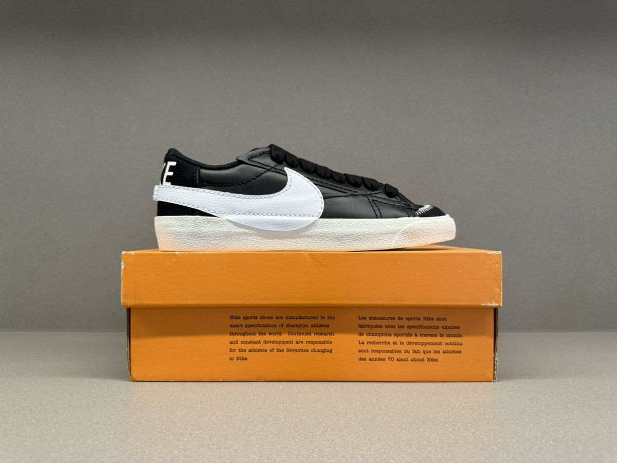 Nike Nike Blazer Low 77 Jumbo Black Sail White Women’s Size US 7 / IT 37 - 3 Thumbnail
