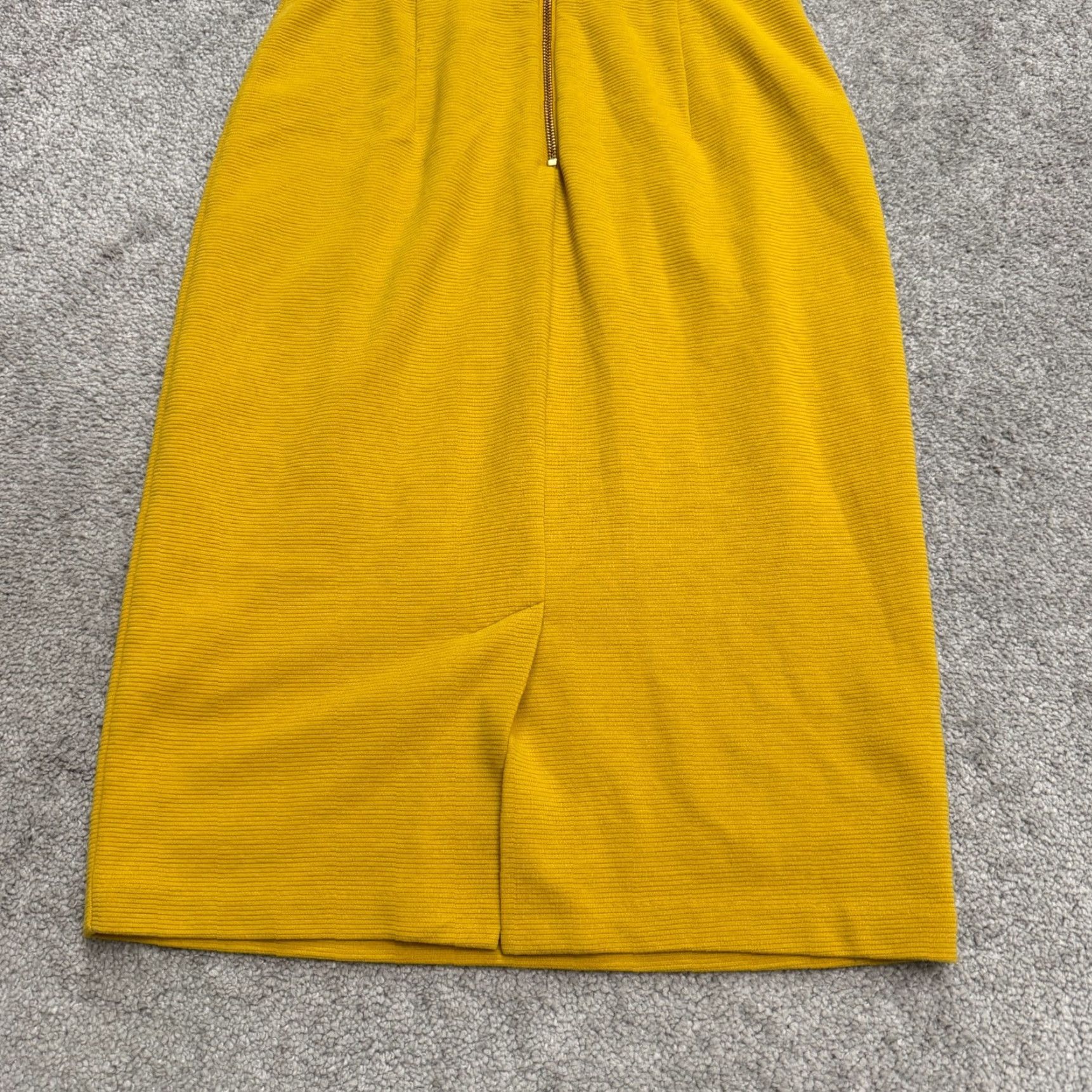 Boden Boden Dress Womens Midi Sheath 6R Mustard Yellow Knit Sleeveless Striped Vintage No Size M / US 6-8 / IT 42-44 - 7 Thumbnail