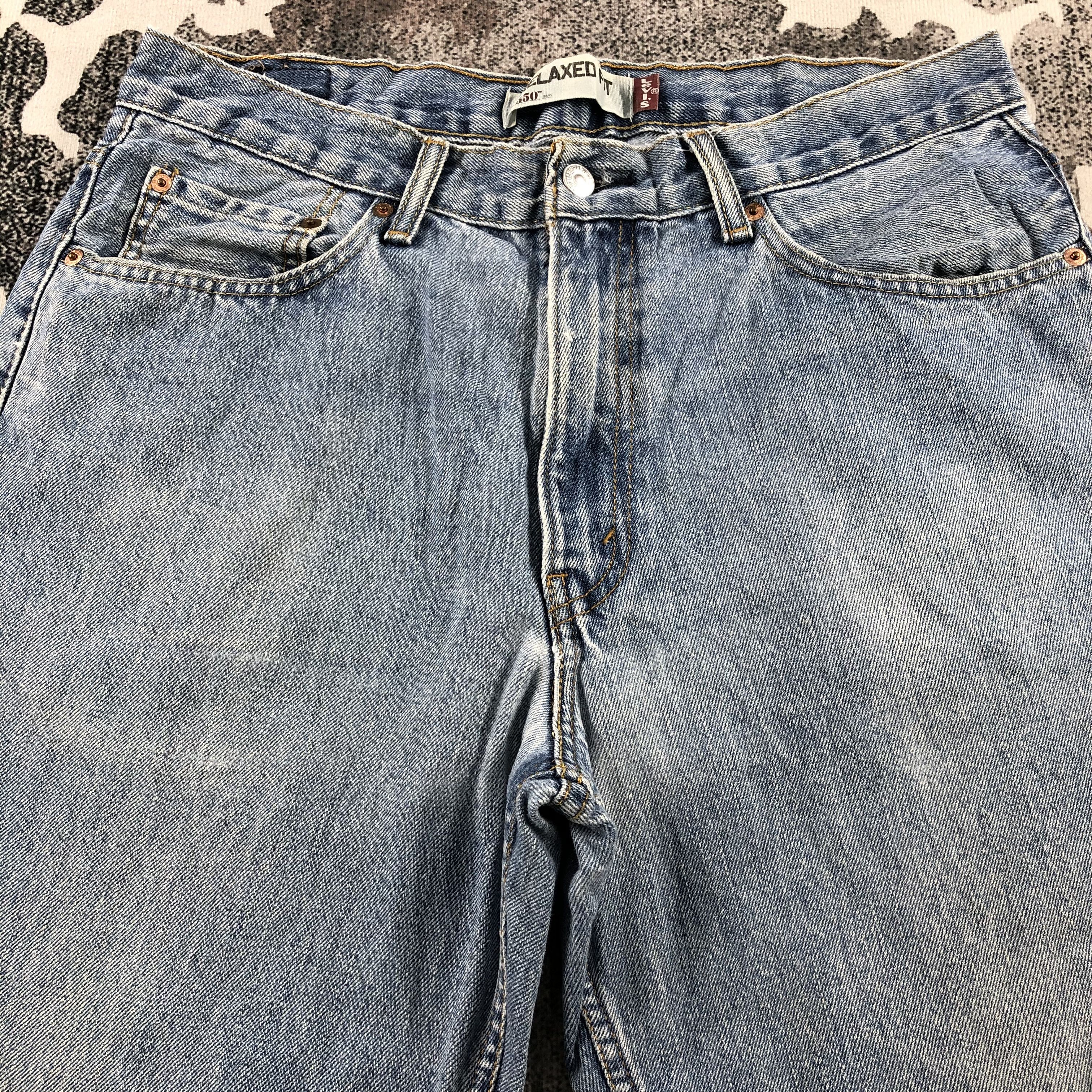 Levi's Vintage Levis 550 Jeans Relexed Fit Denim KJ1029 Size US 34 / EU 50 - 3 Thumbnail