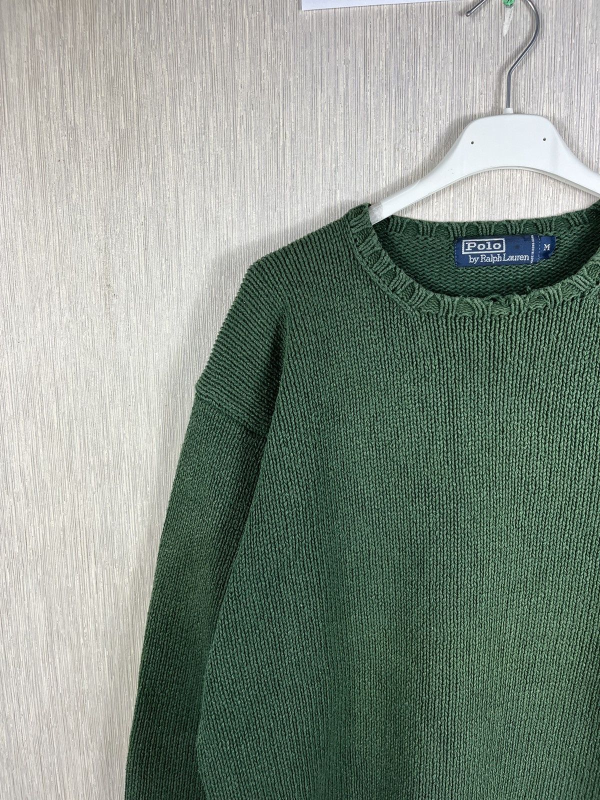 Polo Ralph Lauren × Vintage Vintage Polo by Ralph Lauren knit crewneck sweater forest Size US M / EU 48-50 / 2 - 5 Thumbnail