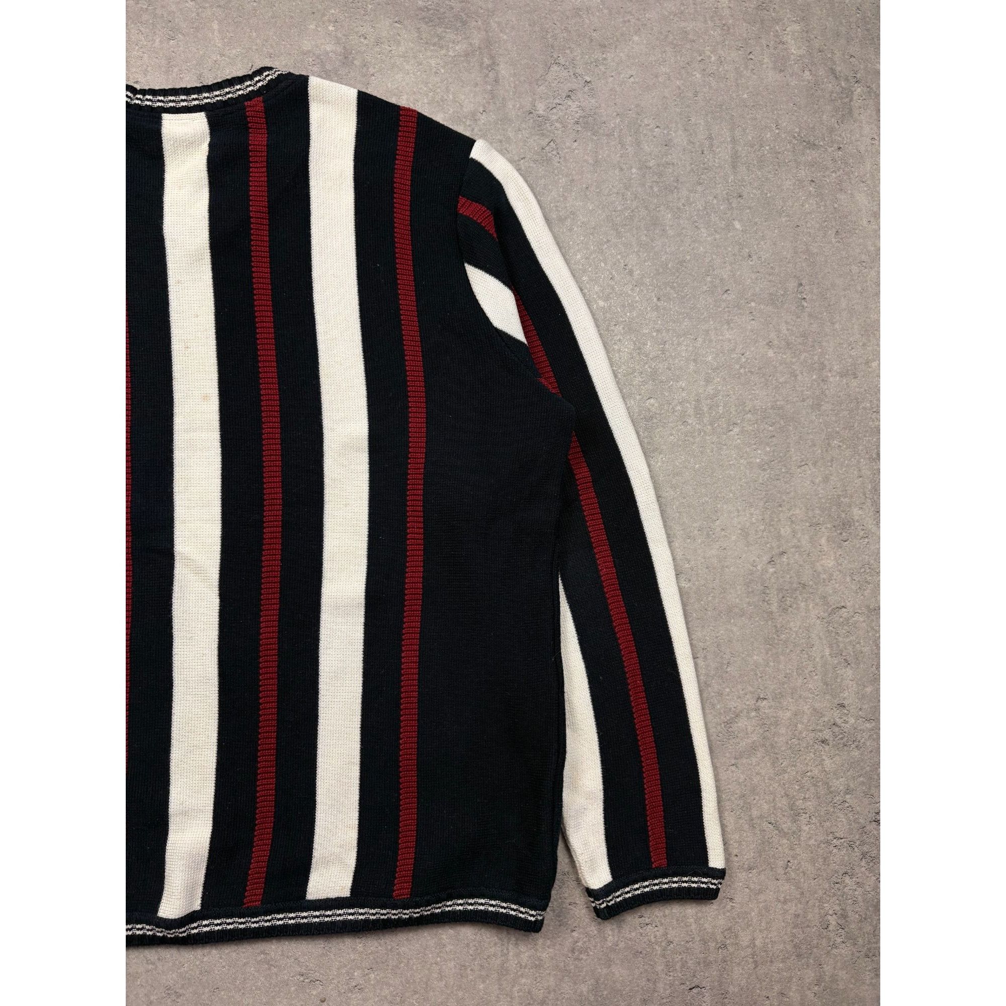 Carlo Colucci Vintage Carlo Colucci Vertical Stripe Sweater y2k STREETWEAR Size US XXL / EU 58 / 5 - 10 Thumbnail