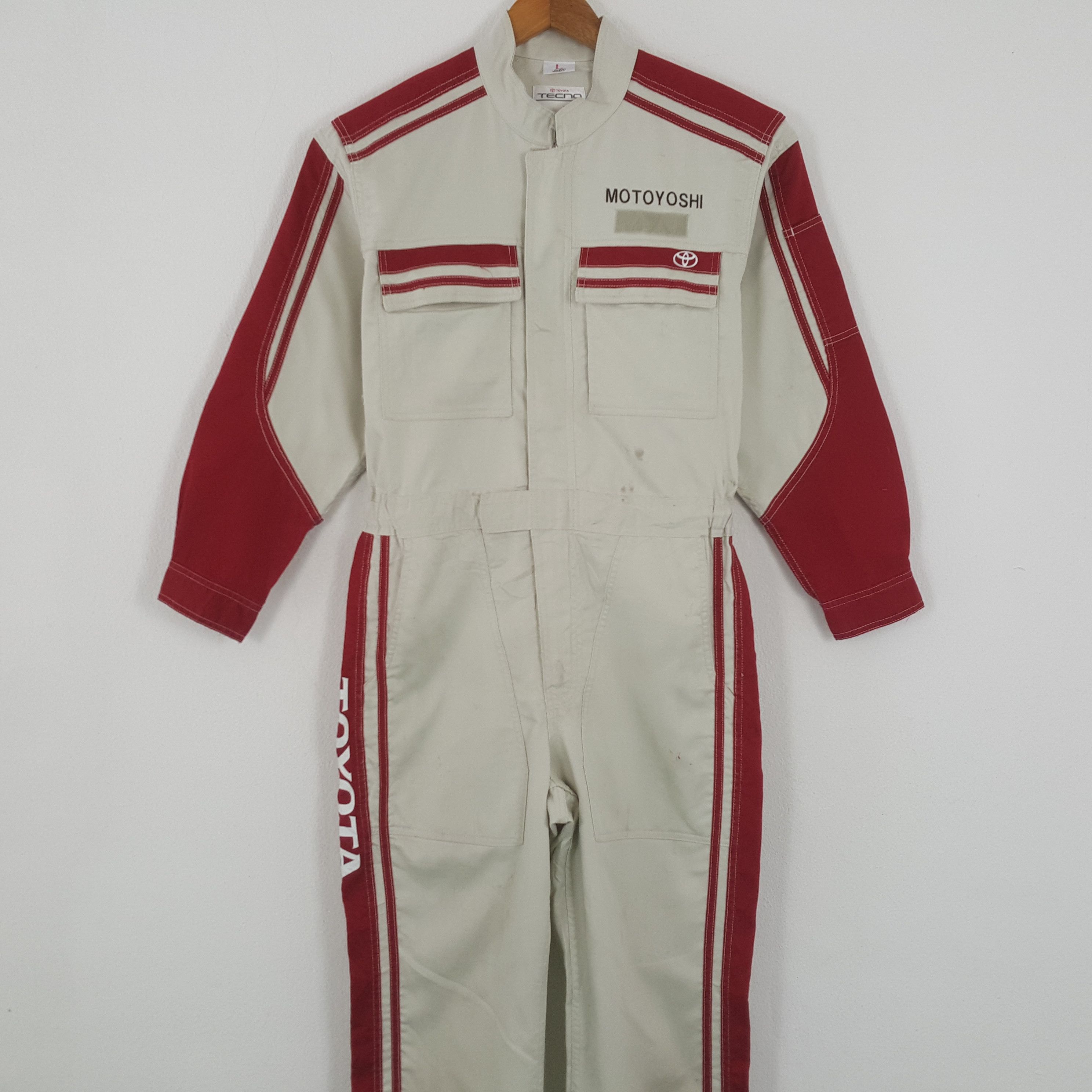Vintage Vintage TOYOTA TECNO Japanese Racing Team Coerall Jacket Size US M / EU 48-50 / 2 - 5 Thumbnail