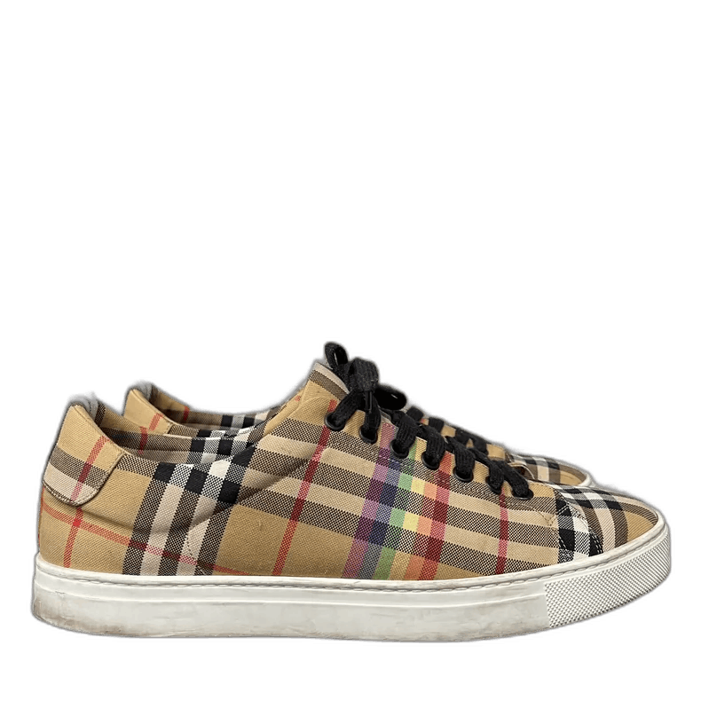 Burberry Rainbow Checkboard Sneakers Size 42