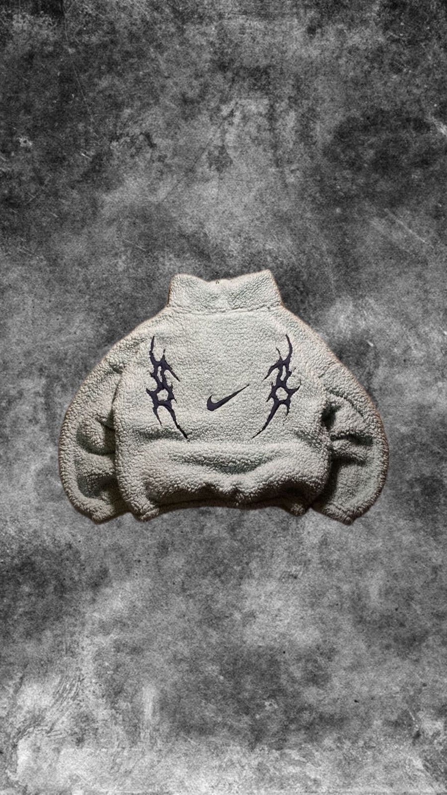 Nike × Vintage ⛩️Nike 1/3zip custom sherpa fleece vintage y2k biglogo blue Size US L / EU 52-54 / 3 - 1 Thumbnail