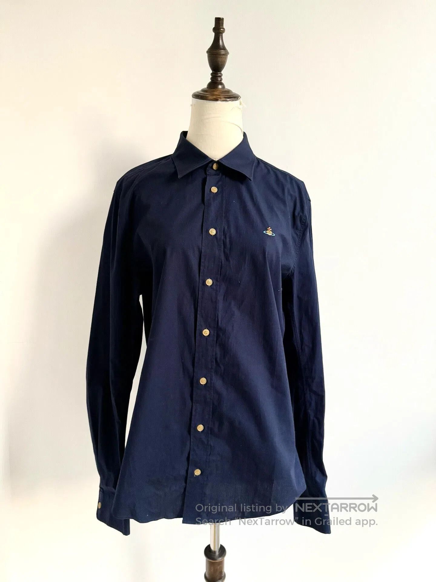 Vivienne Westwood Vivienne Westwood Navy Saturn Shirt. Size US M / EU 48-50 / 2 - 1 Thumbnail