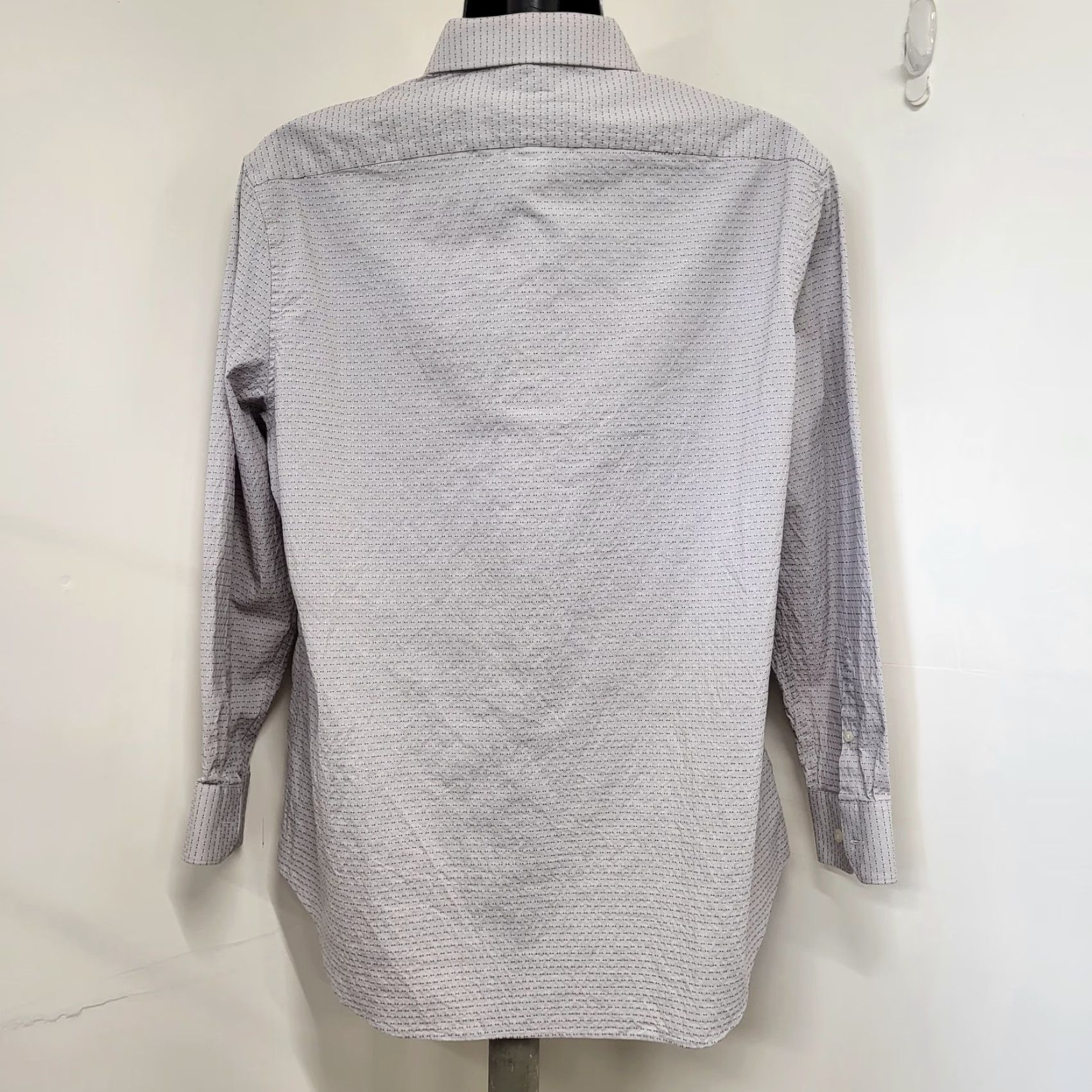 Perry Ellis Perry Ellis Portfolio Shirt Mens XL Beige Tiny Dots Button-Up Slim Fit Geometric Pattern Casual Men's Regular Size XLarge Size US XL / EU 56 / 4 - 7 Thumbnail